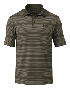 KUIU Performance Polo Stripe | Ash Stripe