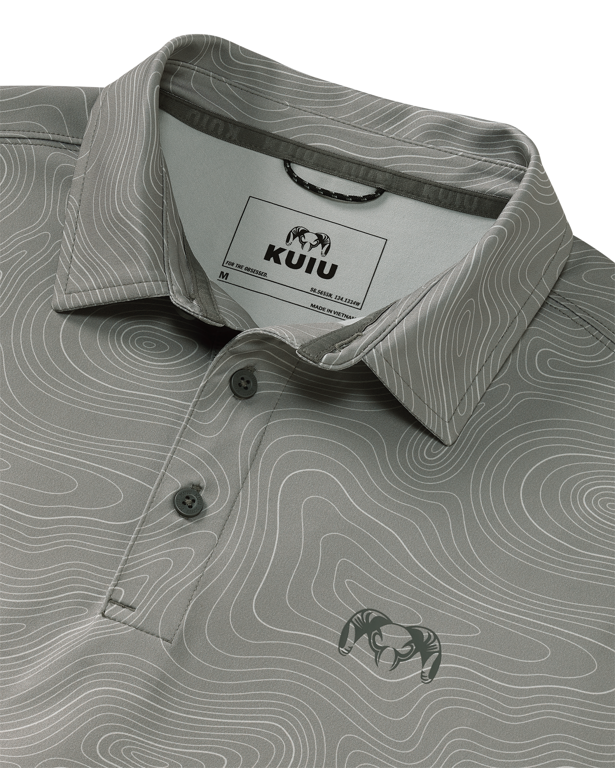 KUIU Performance Polo Topo | Dark Lunar Topo - Image 2