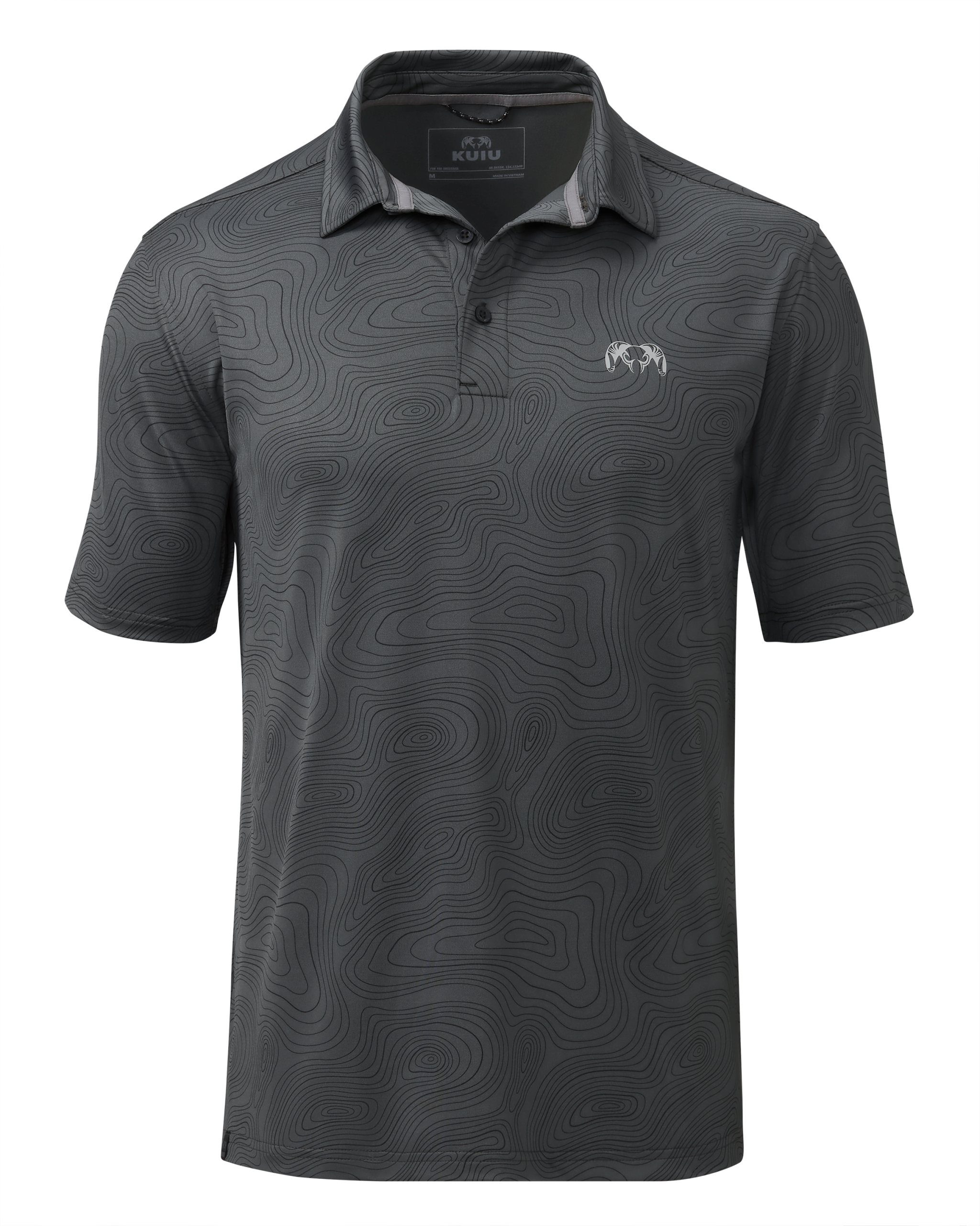 KUIU Performance Polo Topo | Gunmetal Topo