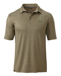 KUIU Performance Polo Topo | Khaki Topo