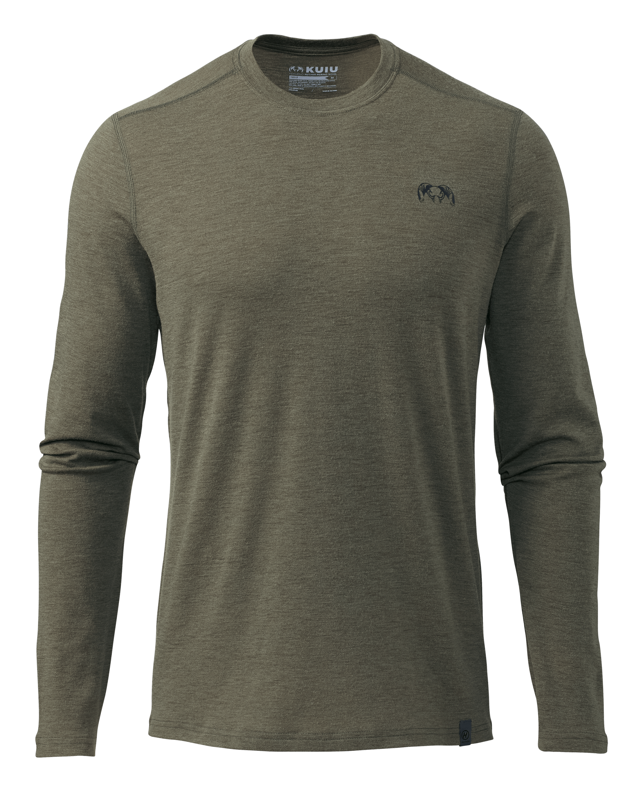 ULTRA Merino 120 LT LS Crew-T | Ash