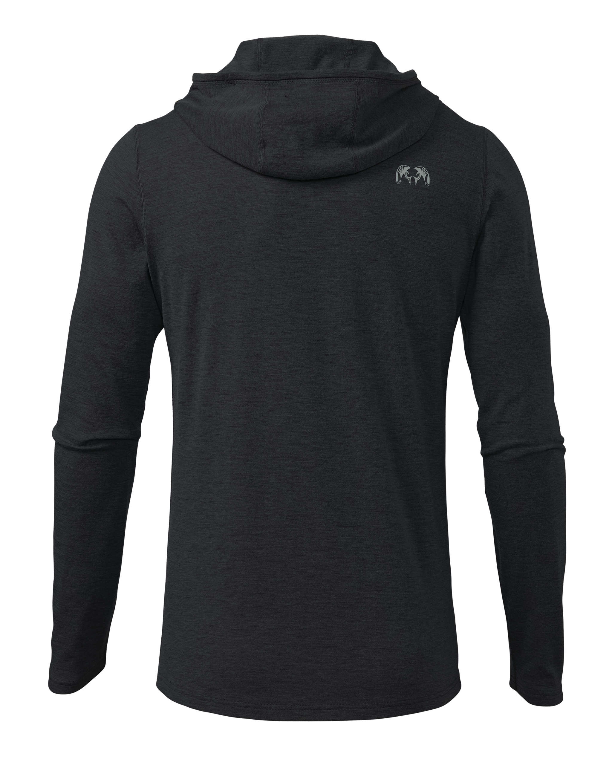 ULTRA Merino 120 LT LS Hoodie | Black - Image 2