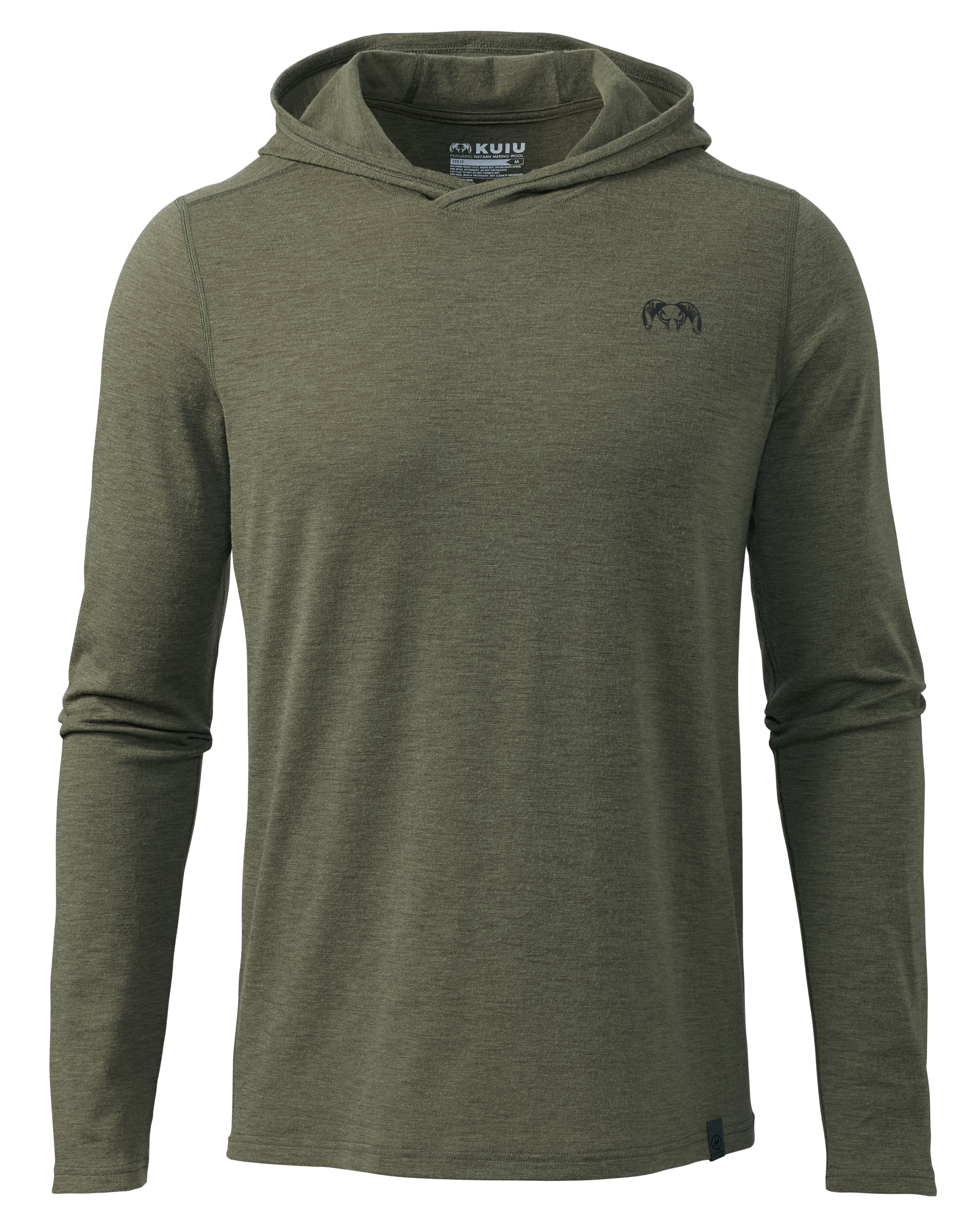 ULTRA Merino 120 LT LS Hoodie | Olive