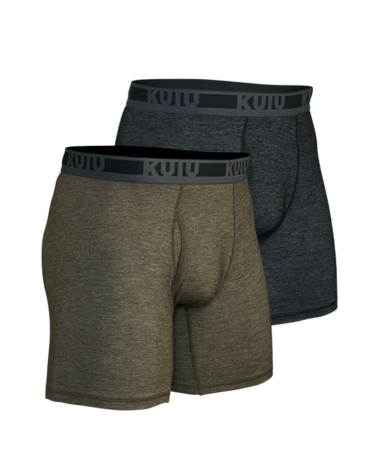 ULTRA Merino Boxer Brief 2-Pack | Black-Ash