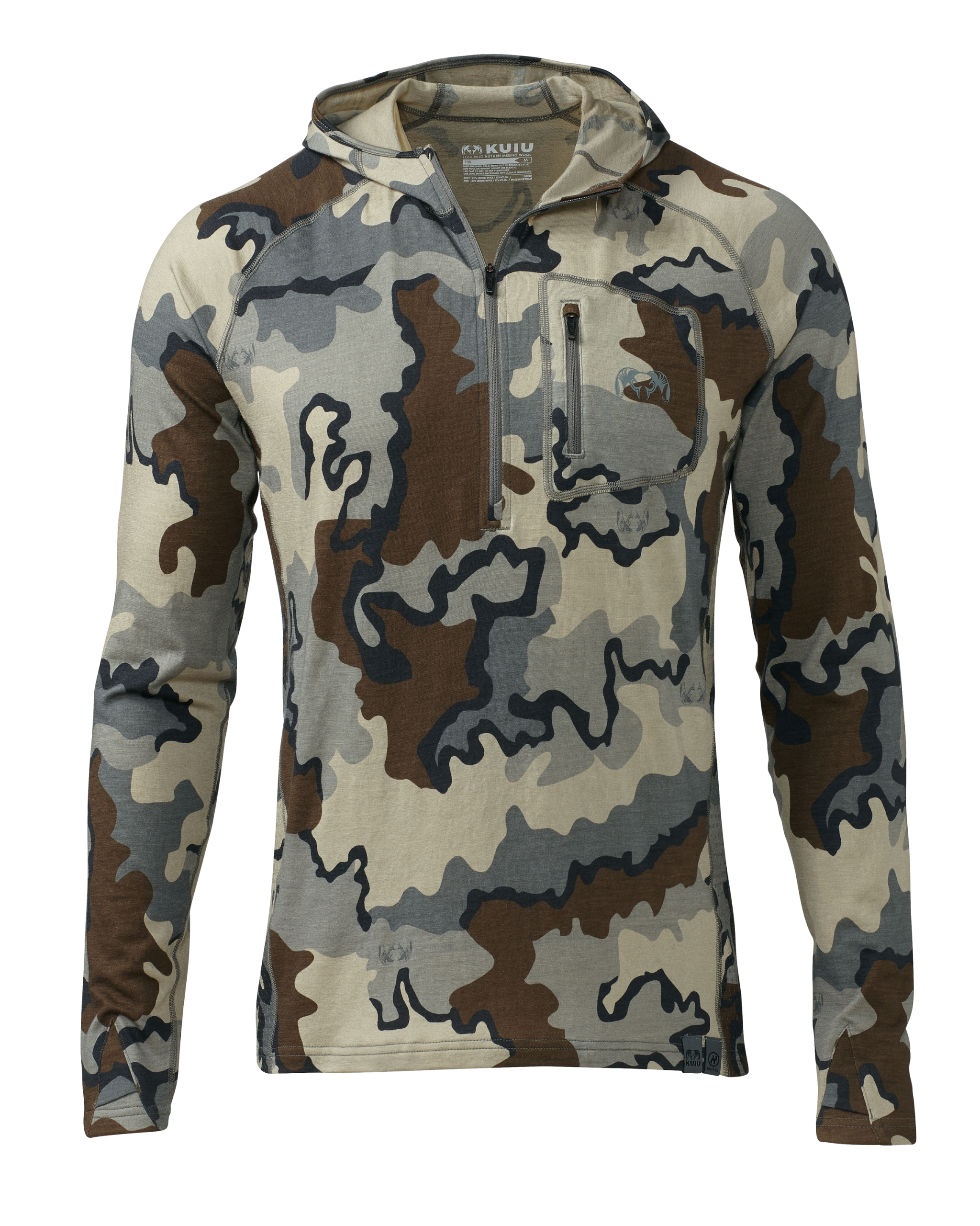 ULTRA Merino 145 Zip-T Hunting Hoodie | Vias