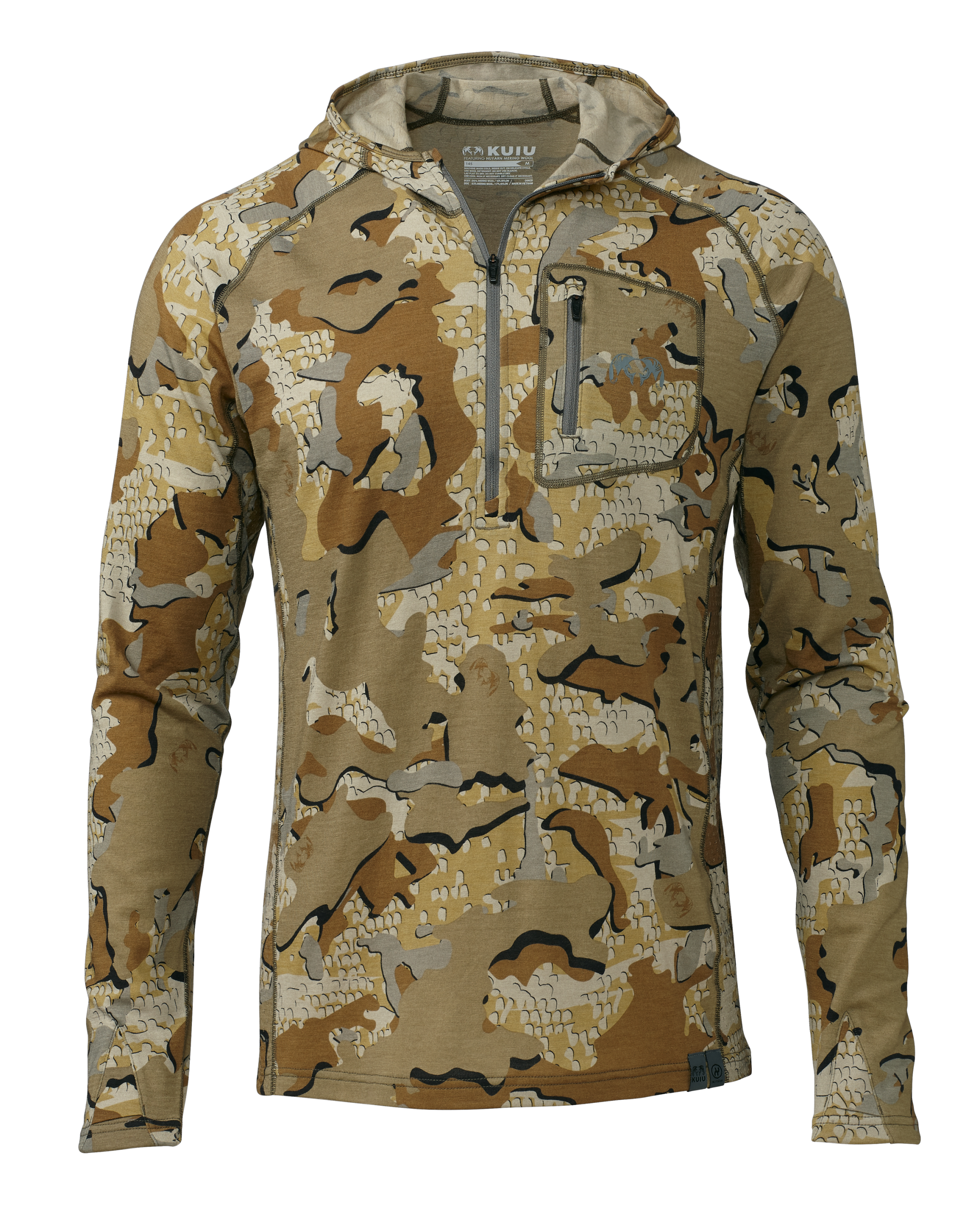 ULTRA Merino 145 Zip-T Hunting Hoodie | Valo