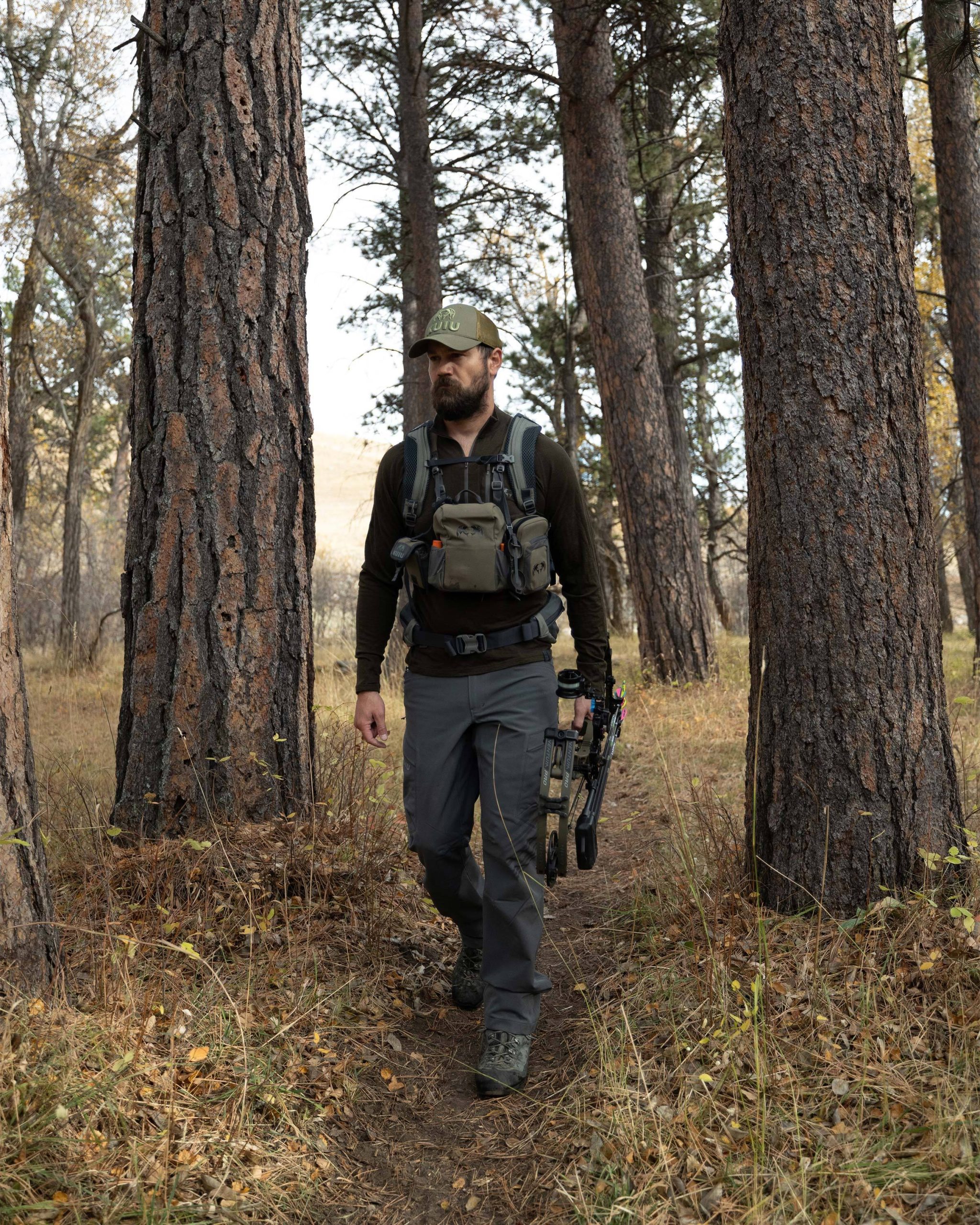 ULTRA Merino 145 Zip-T Hunting Shirt | Verde - Image 4