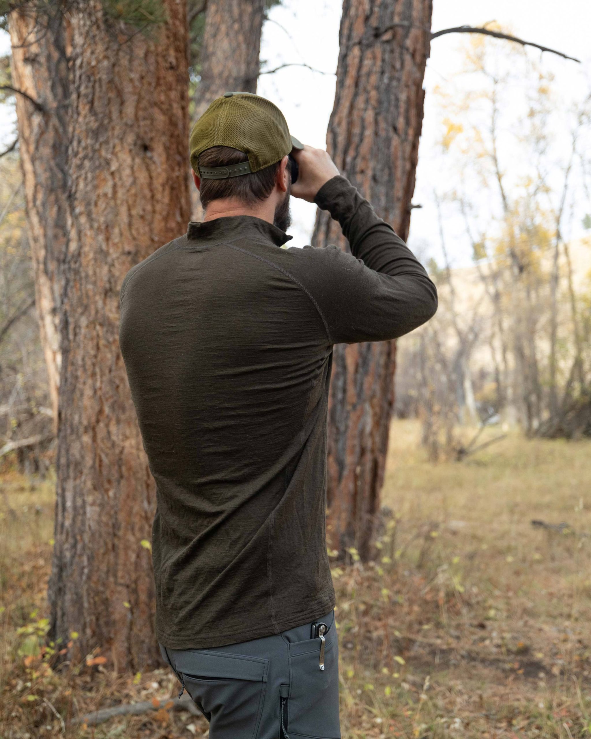 ULTRA Merino 145 Zip-T Hunting Shirt | Loden - Image 6