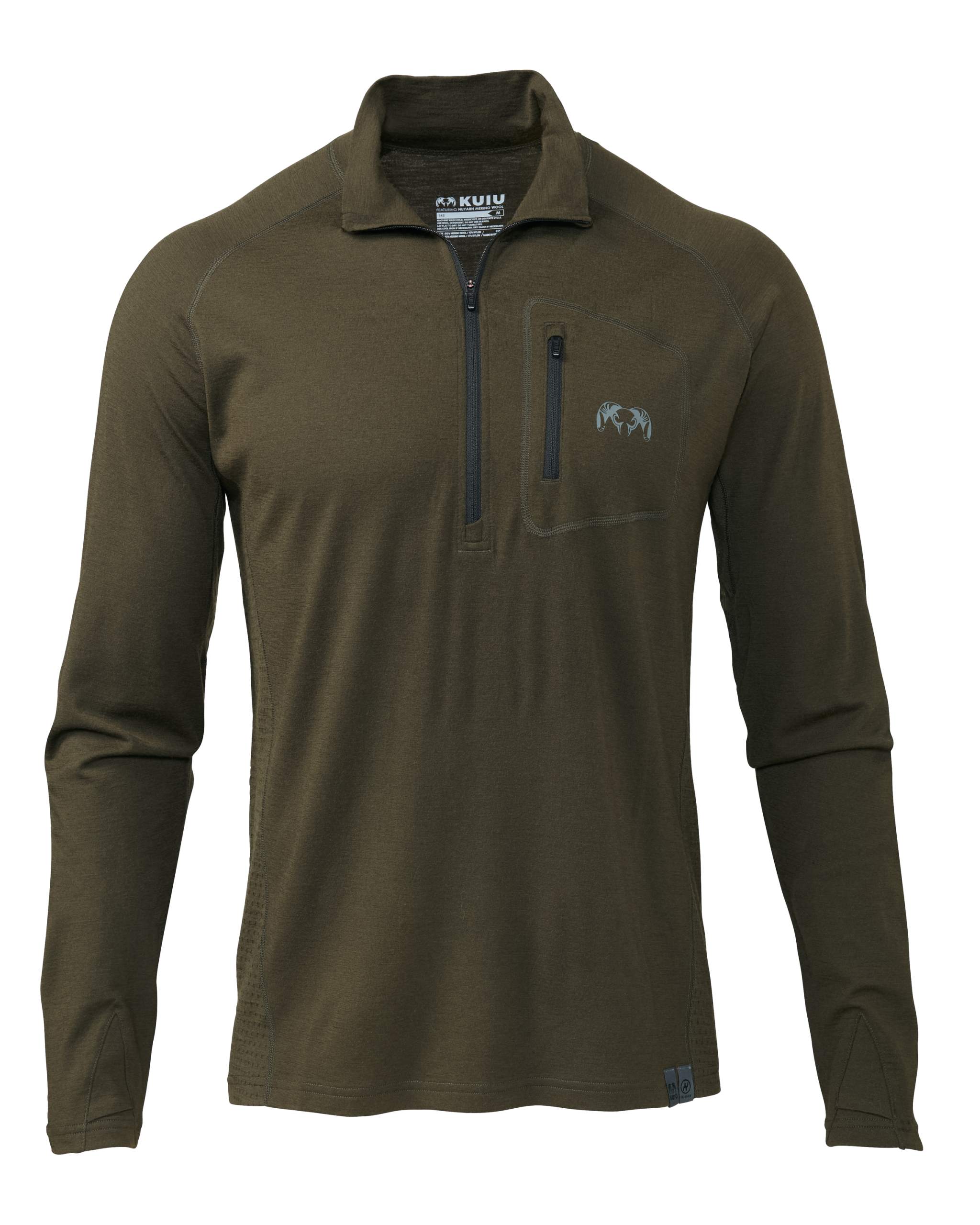 ULTRA Merino 145 Zip-T Hunting Shirt | Loden