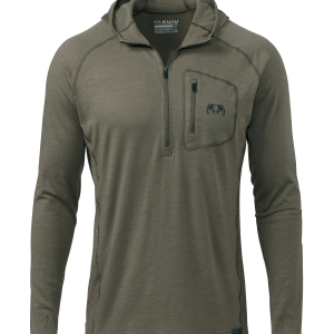 ULTRA Merino 145 Zip-T Hunting Hoodie | Ash