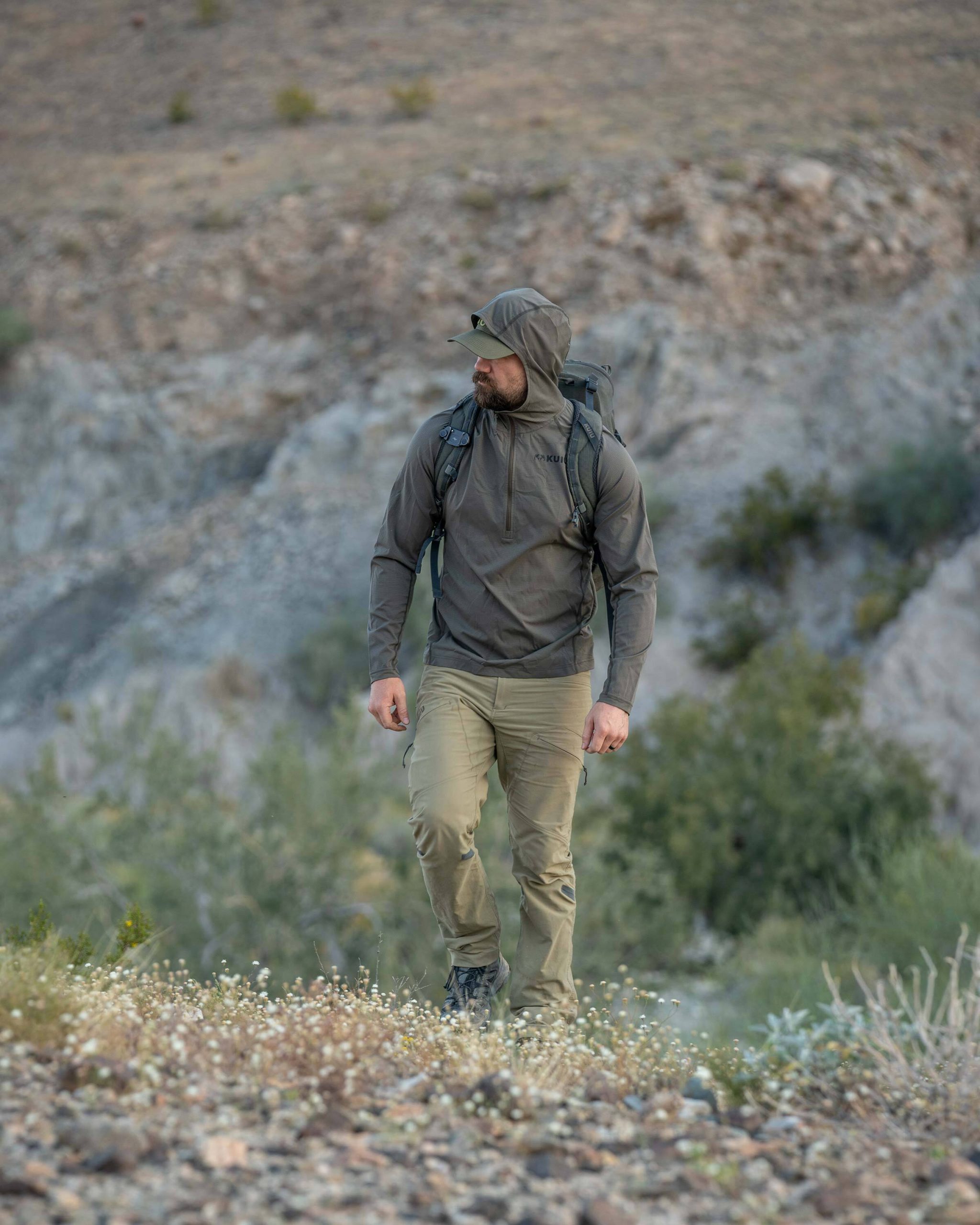 Tiburon Hybrid Hoodie | Ash - Image 5