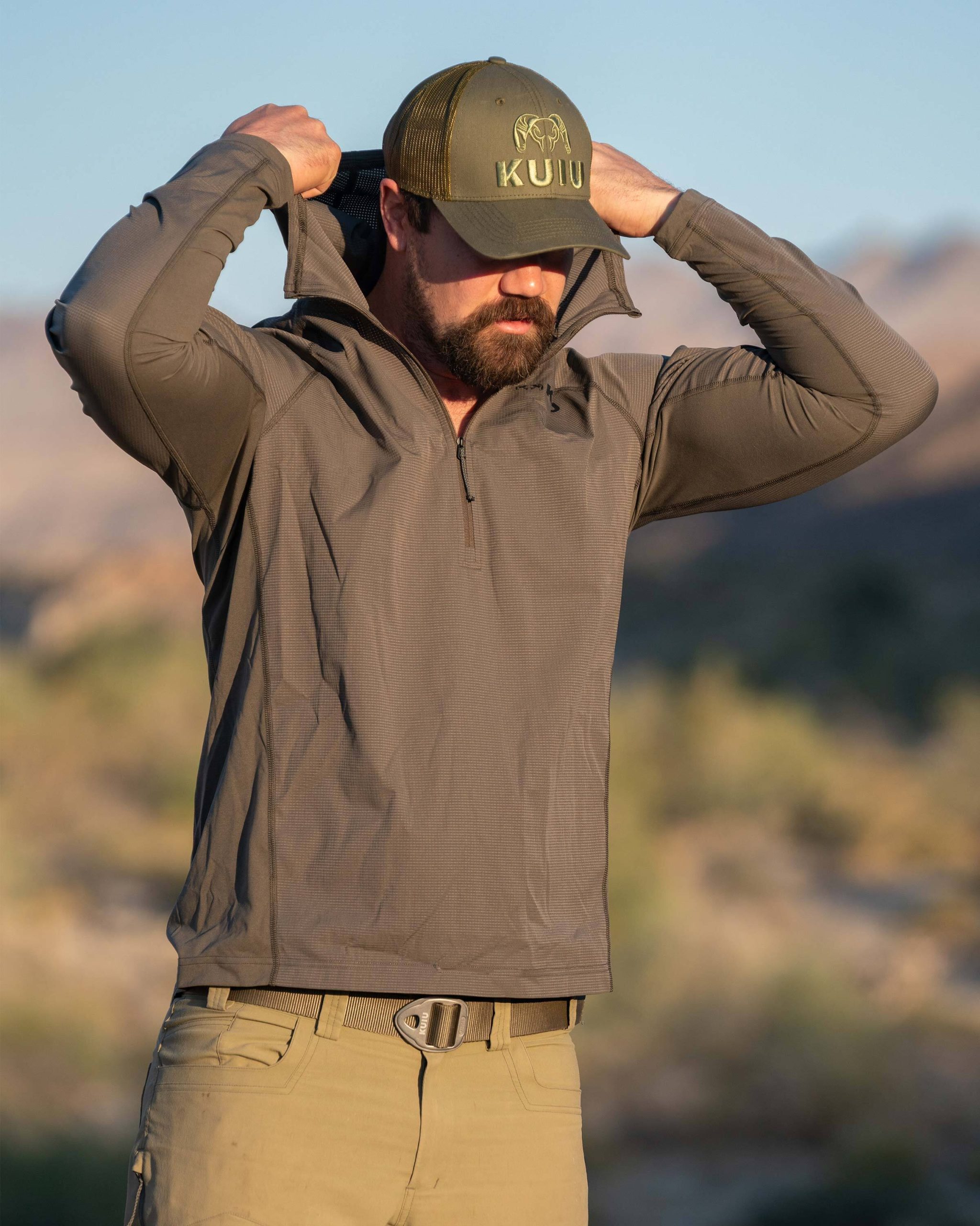 Tiburon Hybrid Hoodie | Ash - Image 7