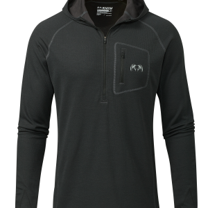 PRO Merino 200 Zip-T Hoodie | Black