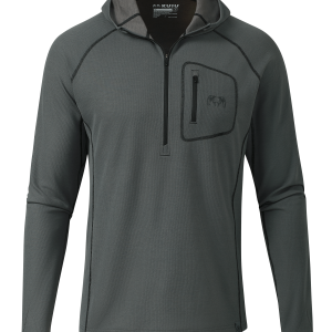 PRO Merino 200 Zip-T Hoodie | Gunmetal