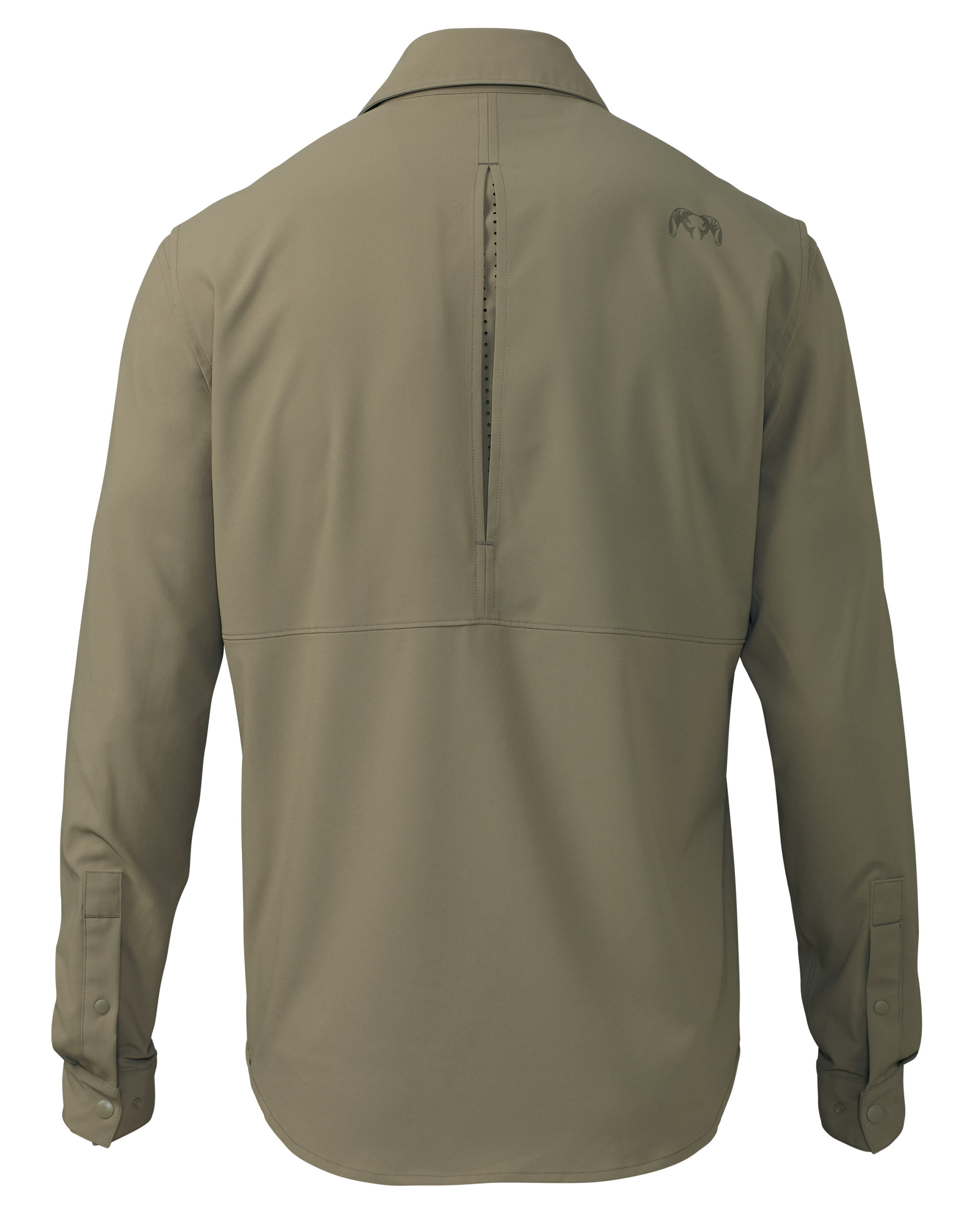 Mesa Vented LS Snap Shirt | Khaki - Image 2