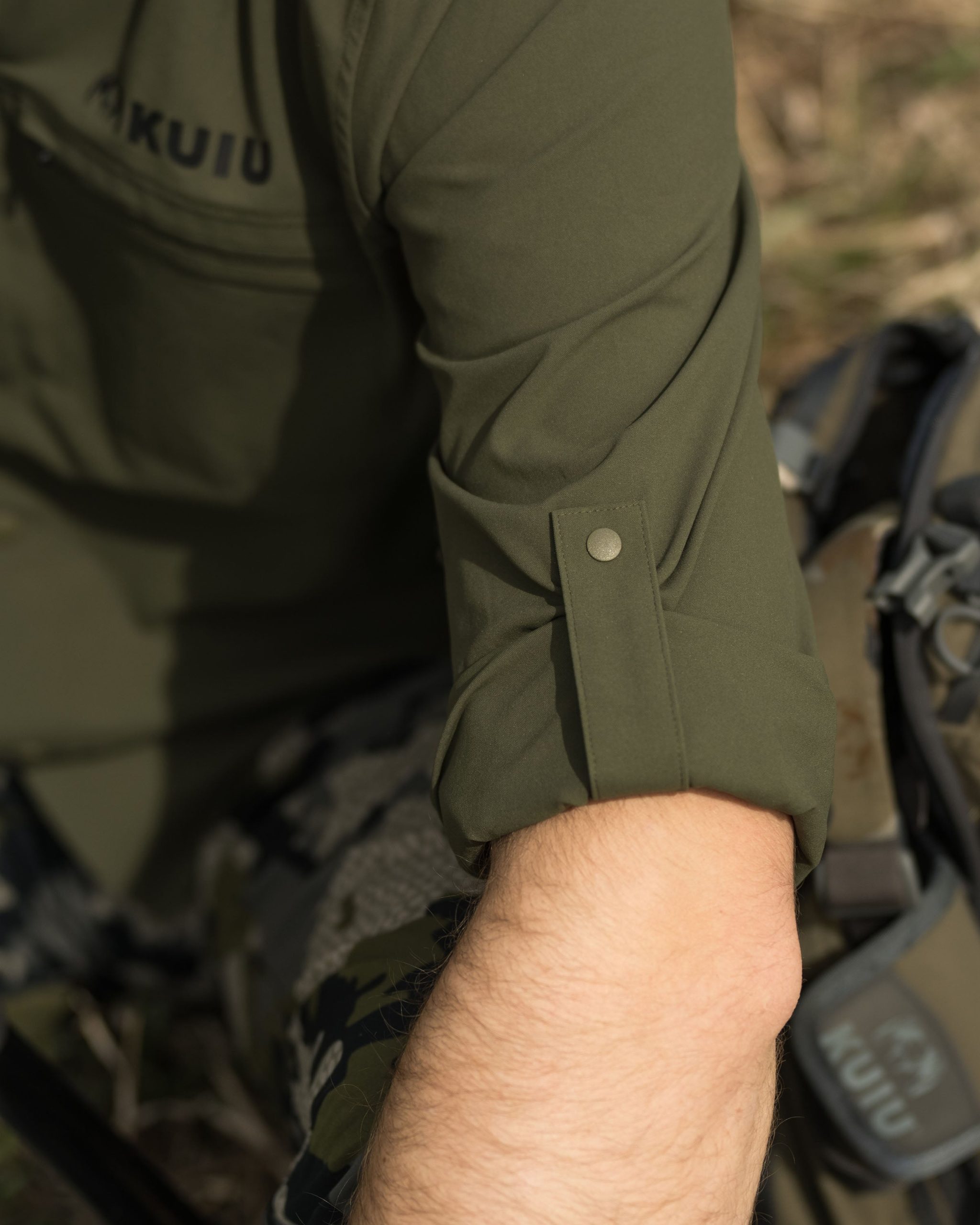 Mesa Vented LS Snap Shirt | Storm - Image 7