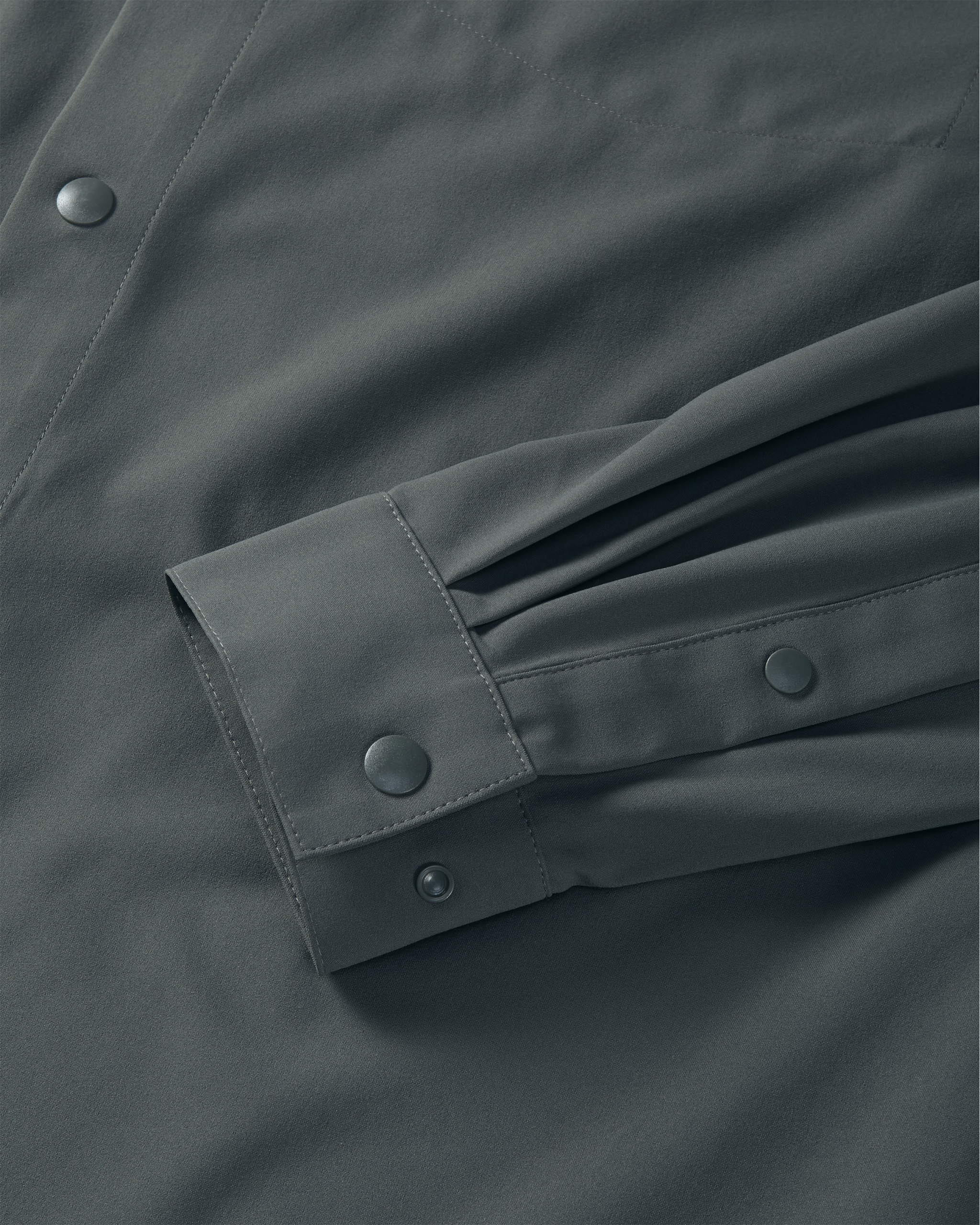 Mesa Vented LS Snap Shirt | Stone - Image 5