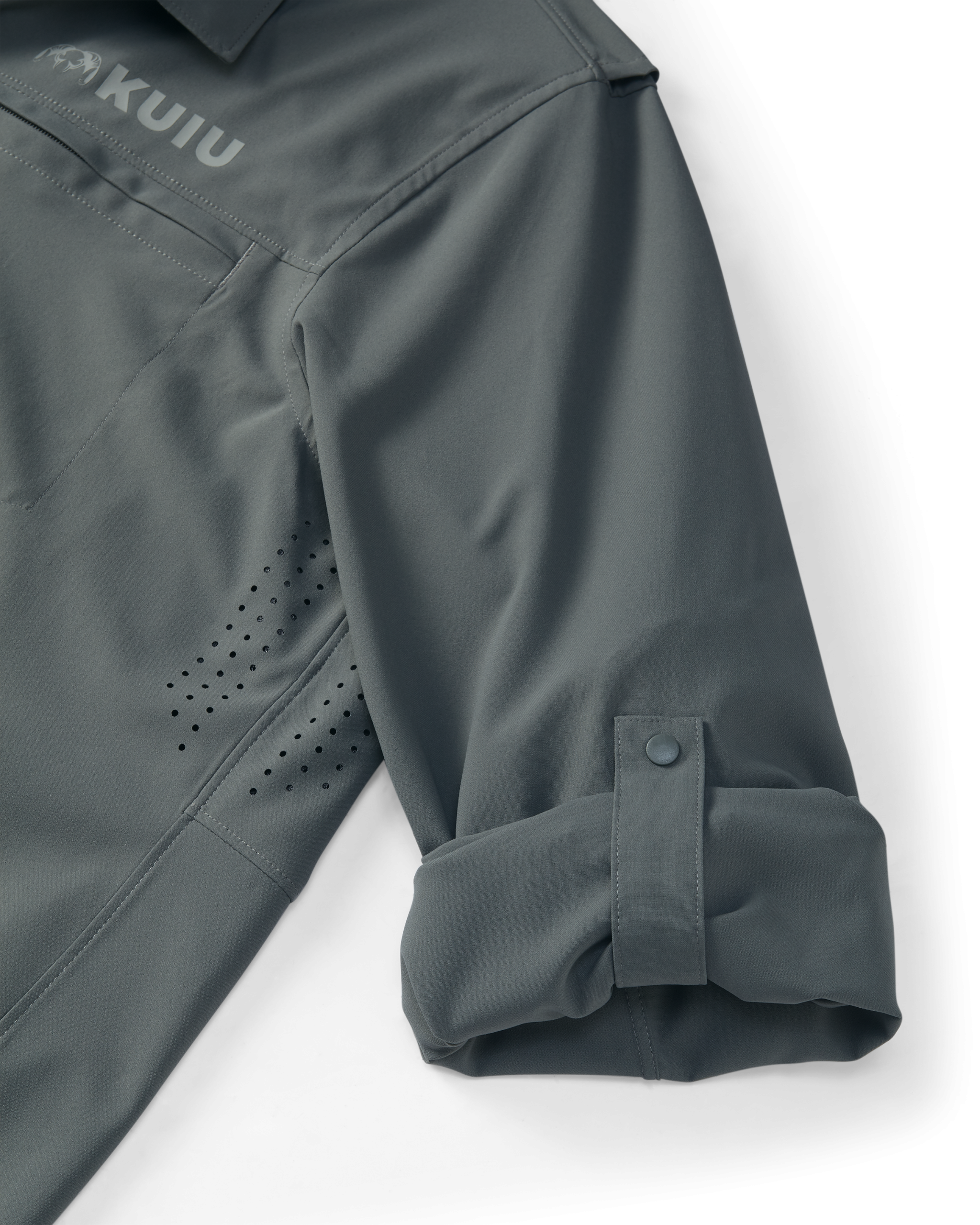 Mesa Vented LS Snap Shirt | Stone - Image 6