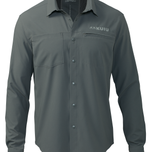 Mesa Vented LS Snap Shirt | Stone