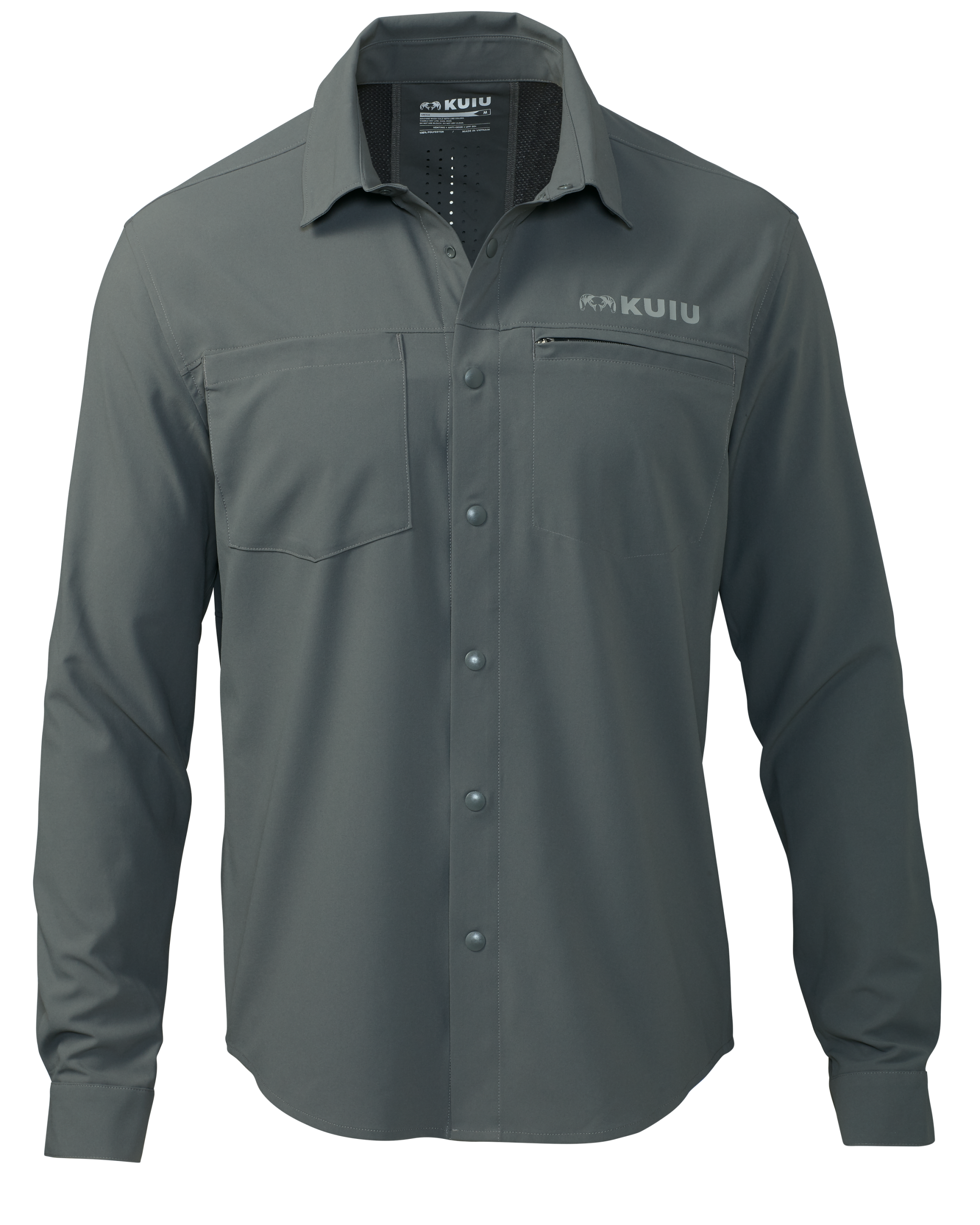 Mesa Vented LS Snap Shirt | Stone
