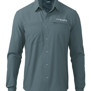 Mesa Vented LS Snap Shirt | Storm