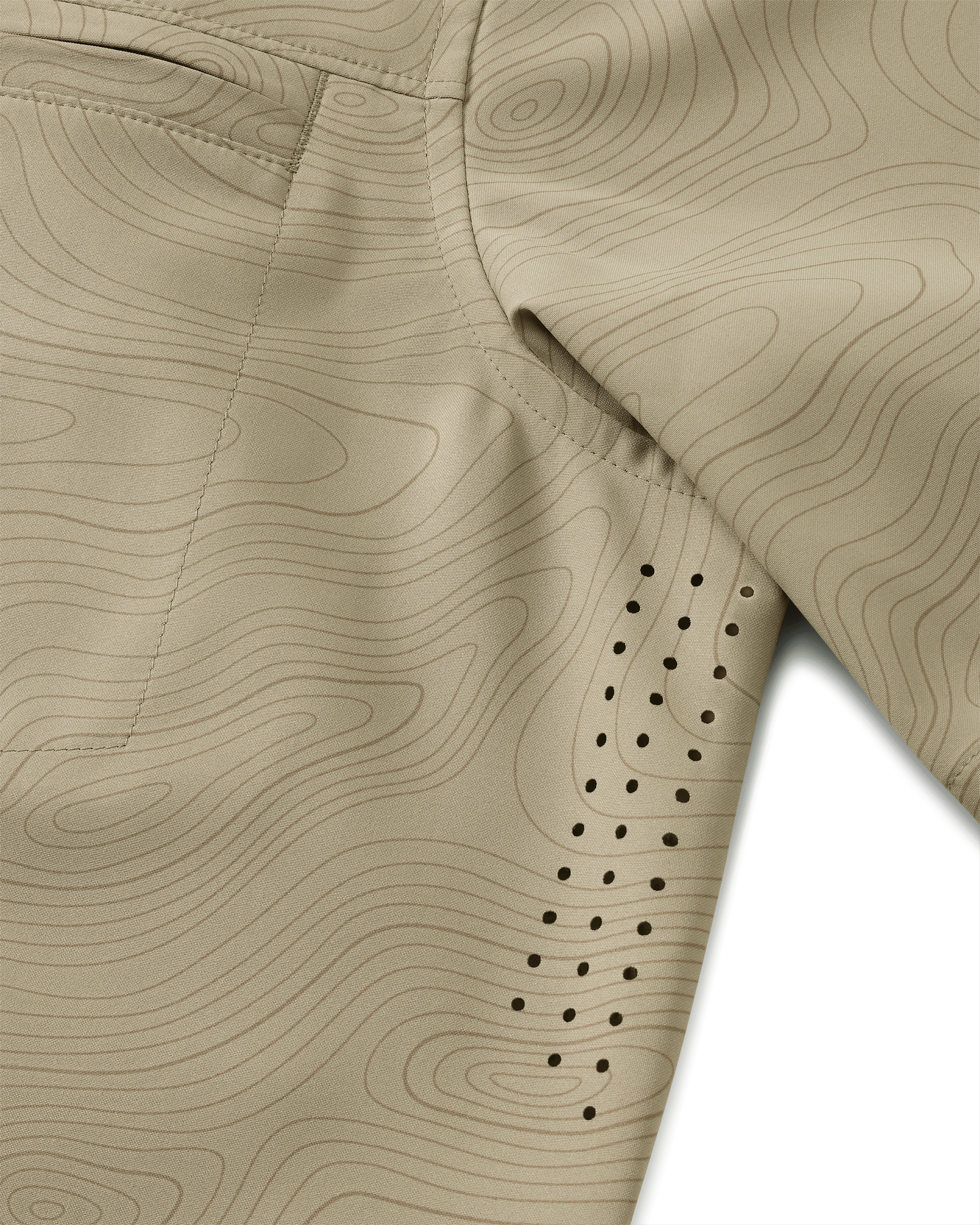 Mesa Vented SS Snap Shirt Topo | Bone Topo Print - Image 5