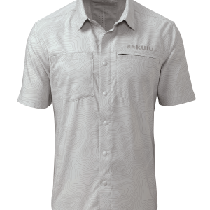 Mesa Vented SS Snap Shirt Topo | Fog Topo Print