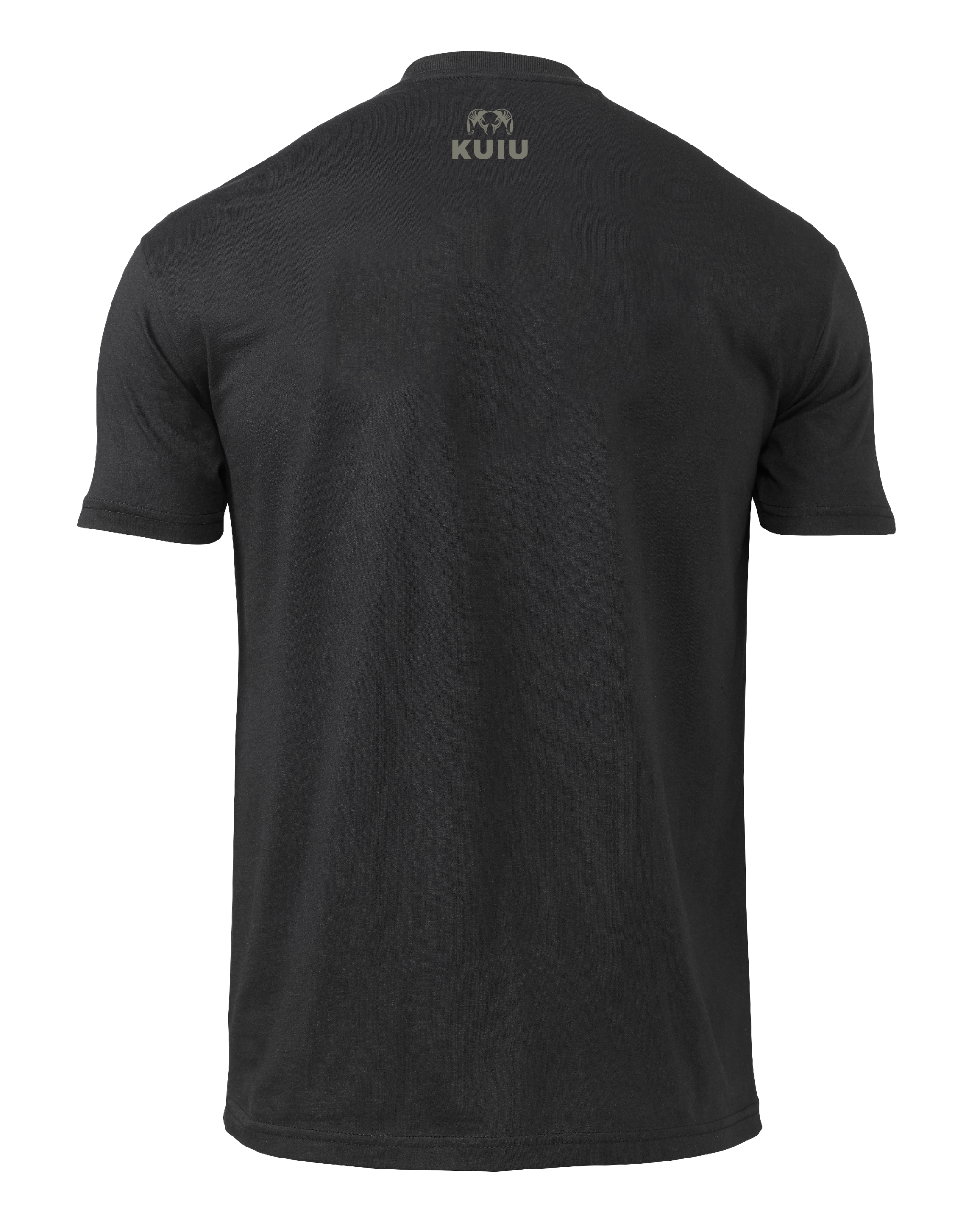 KUIU Topo Block Logo T-Shirt | Black - Image 2