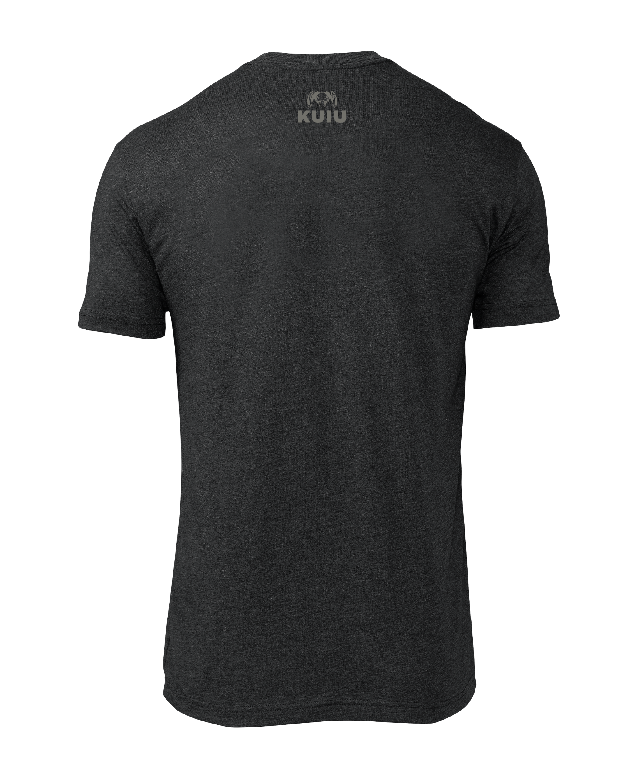 KUIU Topo Block Logo T-Shirt | Charcoal - Image 2