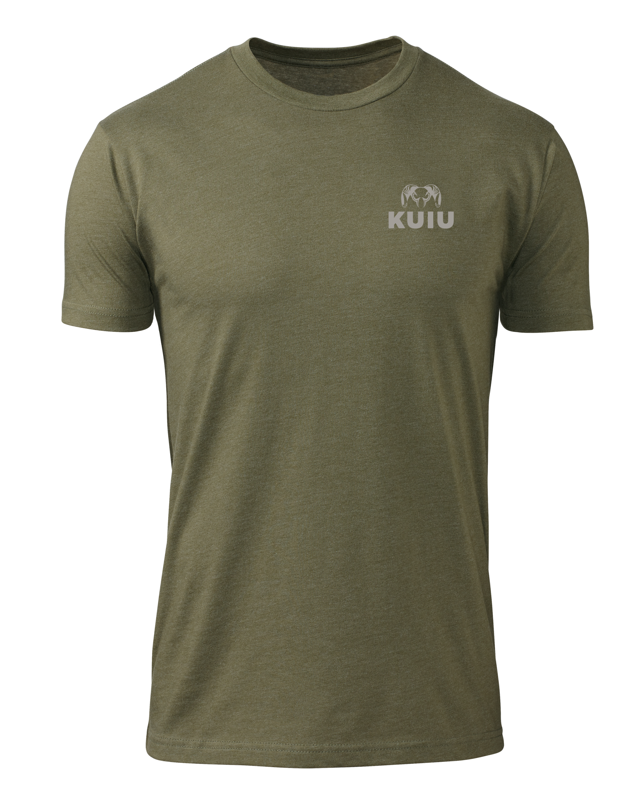KUIU Ram Badge T-Shirt | Military Green - Image 2
