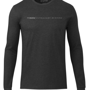 KUIU Line Logo Long Sleeve T-Shirt | Charcoal