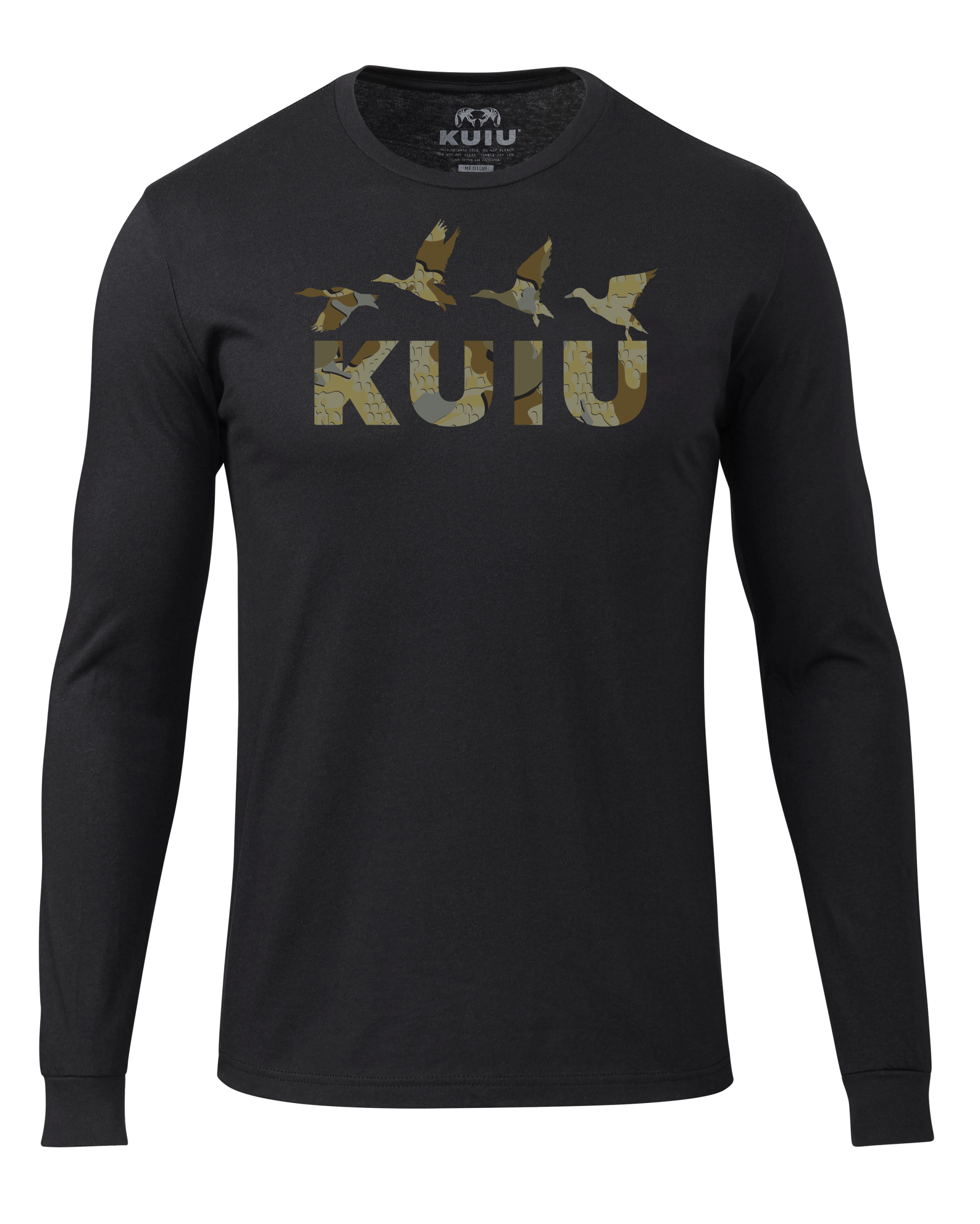 KUIU Valo Duck Long Sleeve T-Shirt | Black