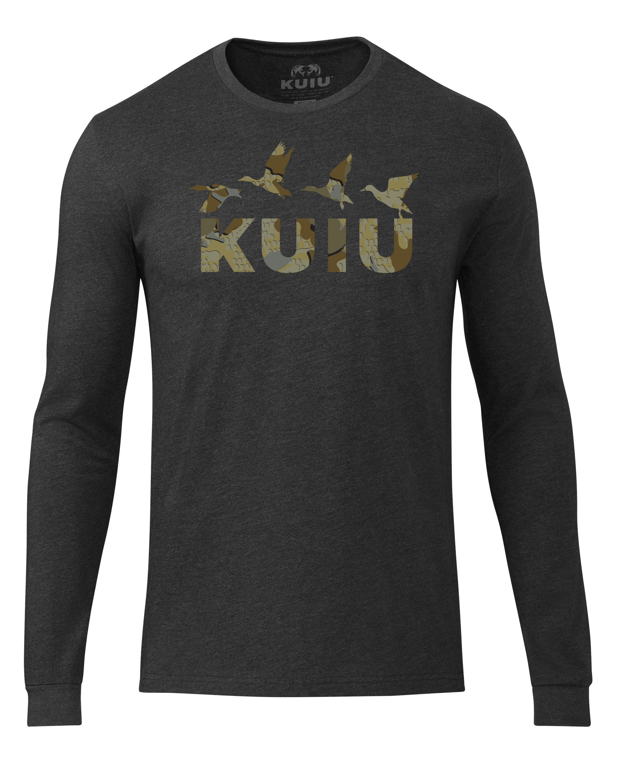 KUIU Valo Duck Long Sleeve T-Shirt | Charcoal