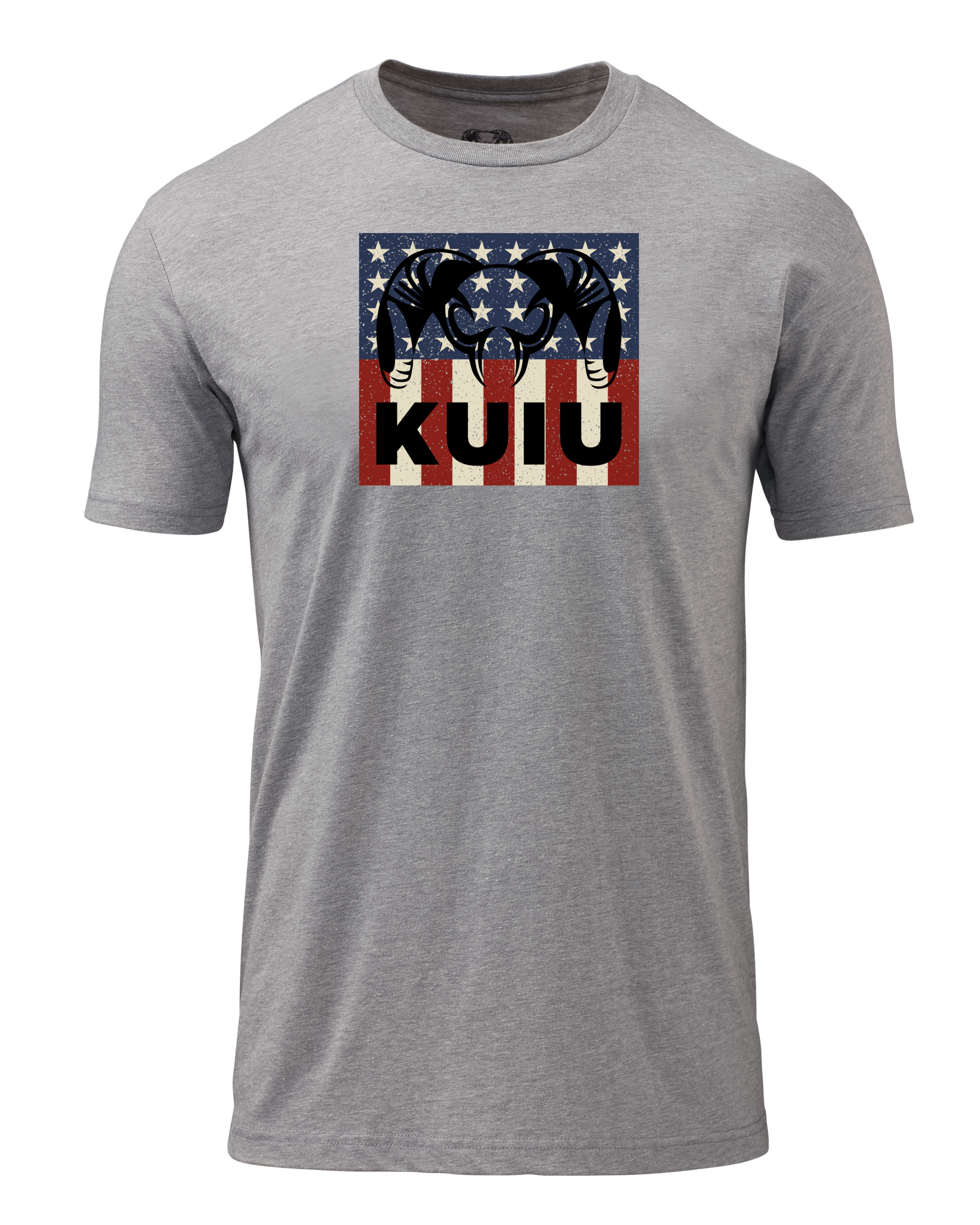 KUIU Retro Patriot T-Shirt | Heather Grey