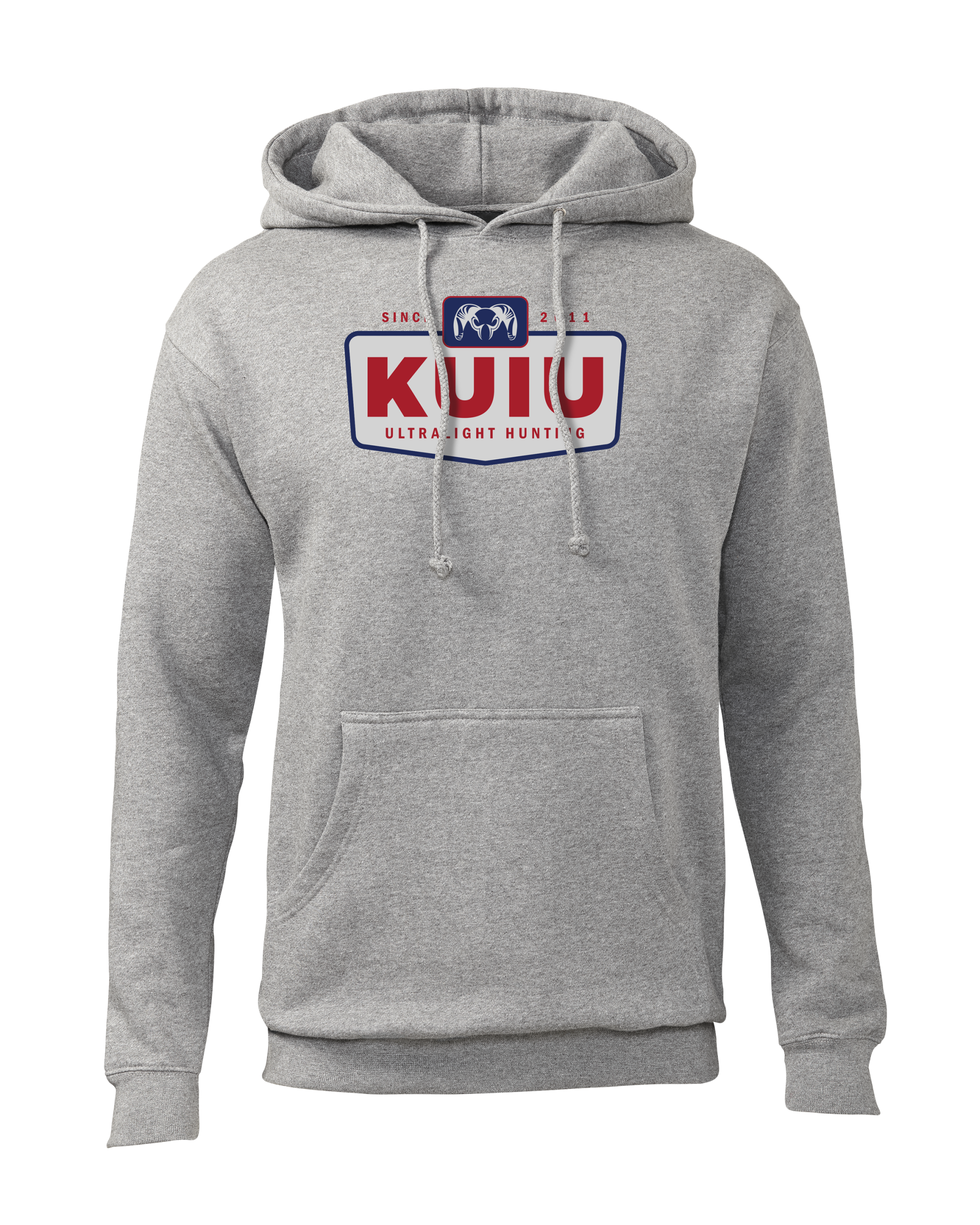 KUIU Patch Hoodie | Heather Grey