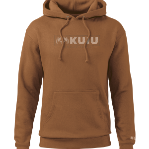 KUIU Topo Block Logo Hoodie | Saddle
