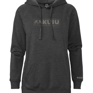 Women's Topo Block Logo Hoodie | Charcoal