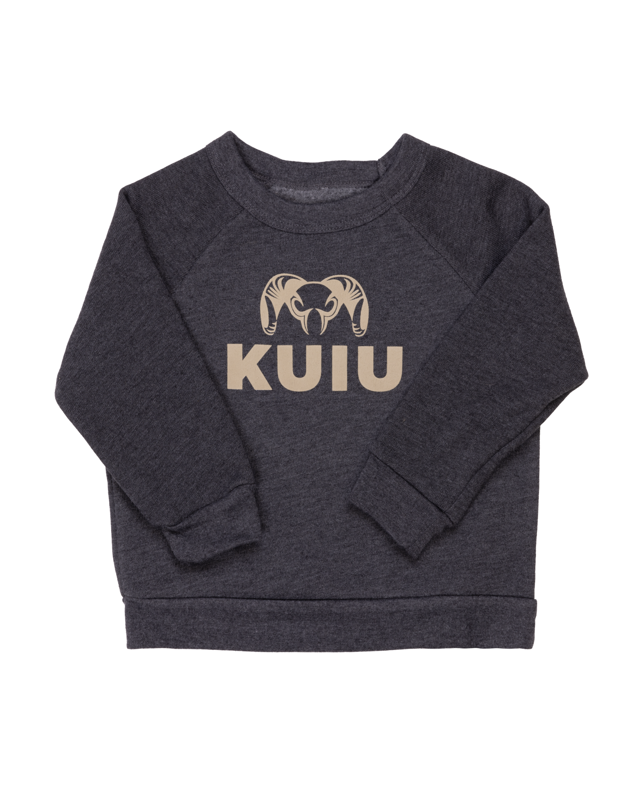 Toddler Stacked Logo Crewneck Sweatshirt | Khaki