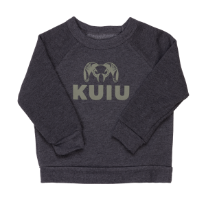 Toddler Stacked Logo Crewneck Sweatshirt | Olive