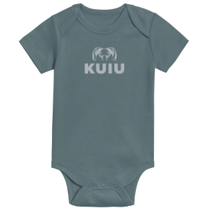 KUIU Stacked Logo Baby One-Piece | Harbor