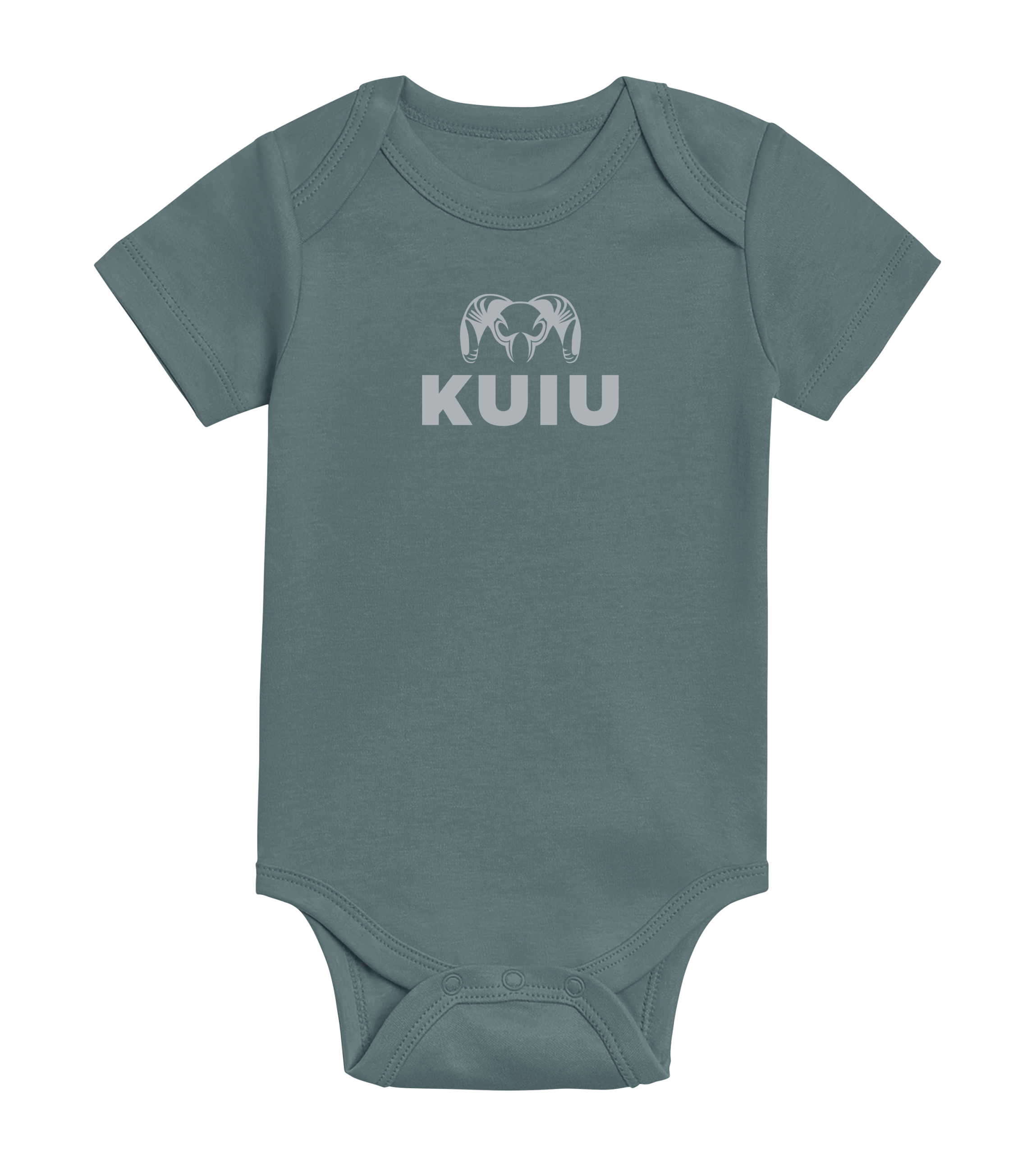 KUIU Stacked Logo Baby One-Piece | Harbor