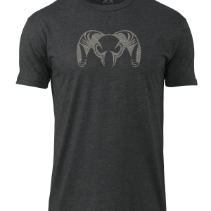 KUIU Topographic Ram T-Shirt | Charcoal