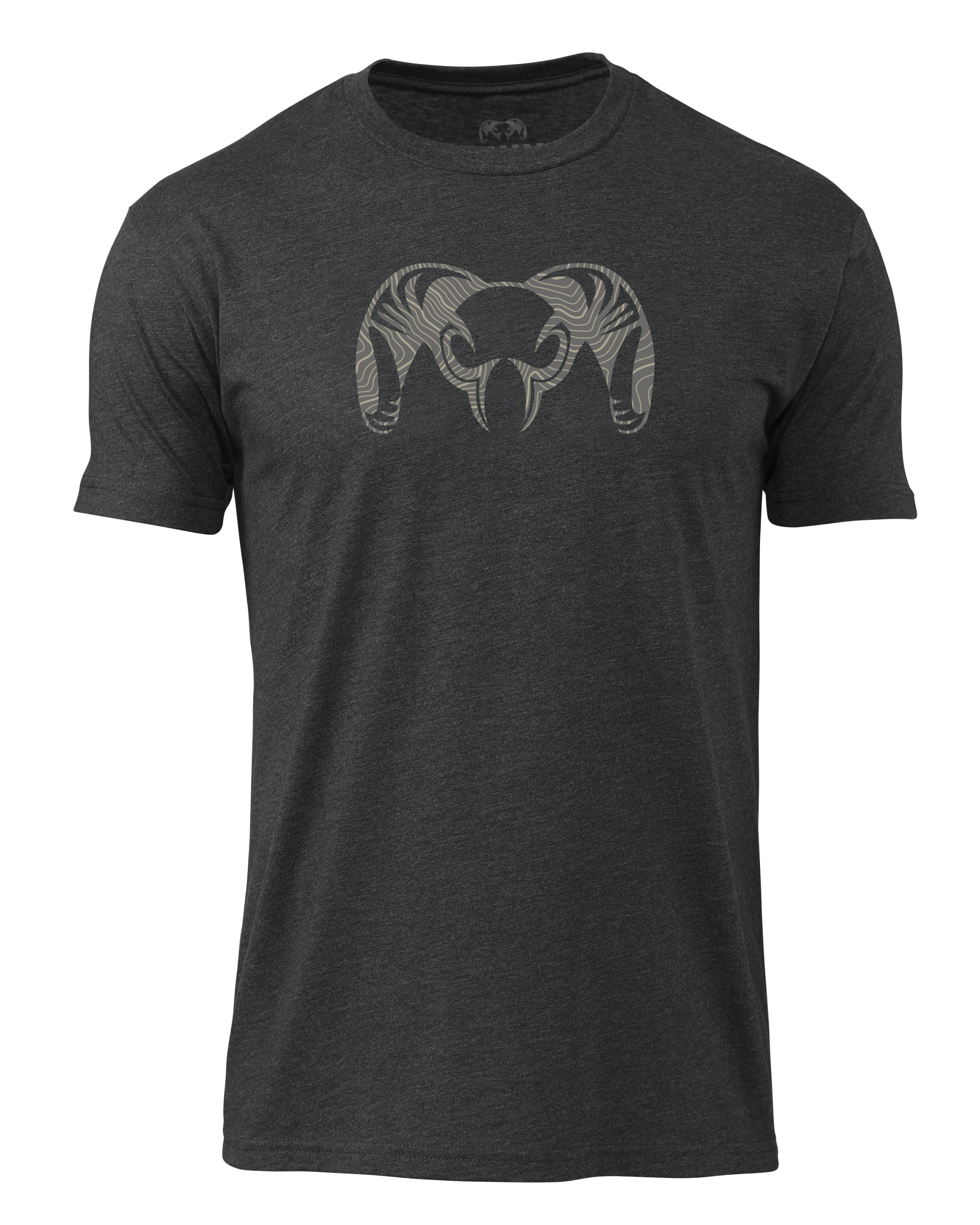 KUIU Topographic Ram T-Shirt | Charcoal
