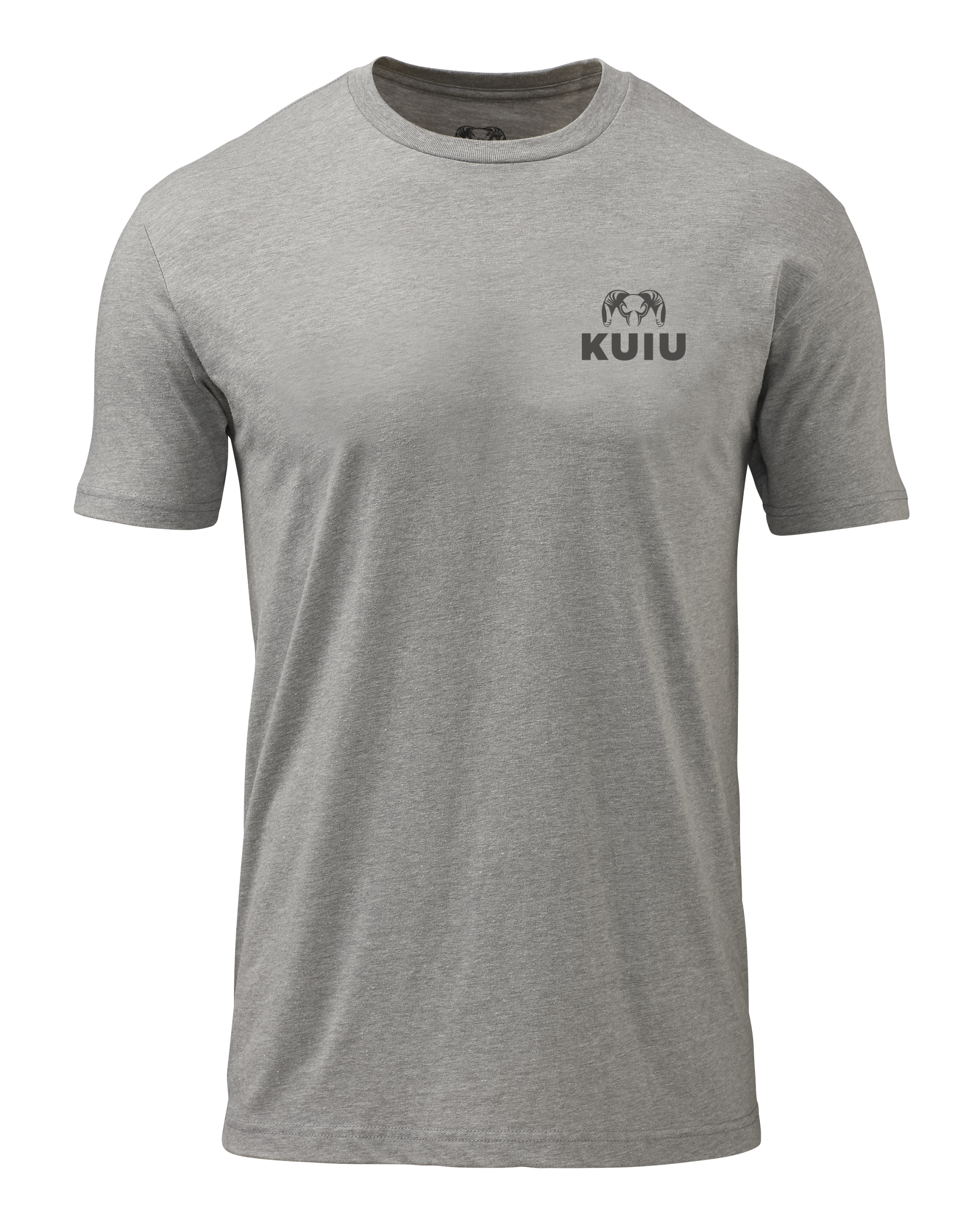 KUIU Ram Chest Logo T-Shirt | Heather Grey