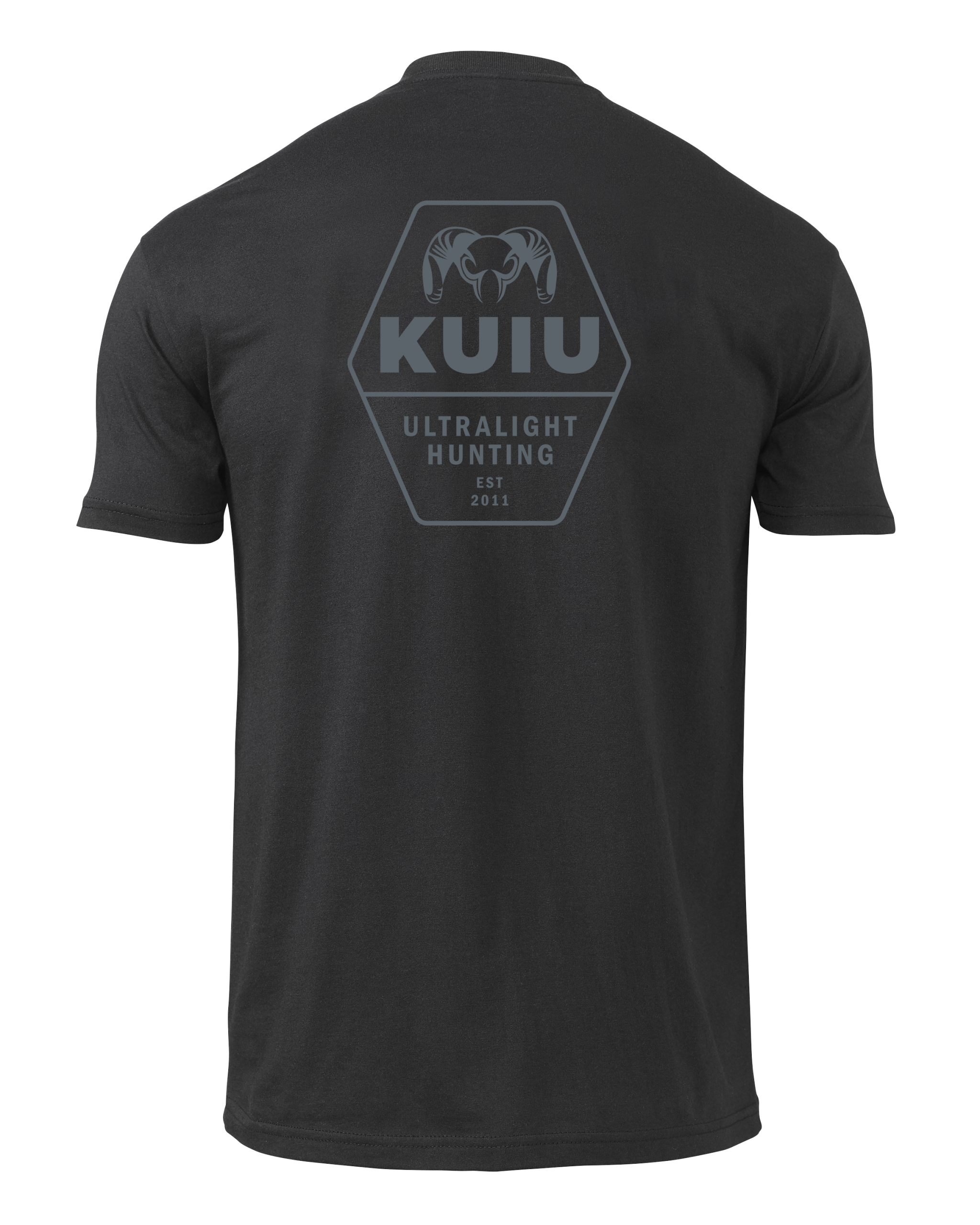 KUIU Ultralight Hunting Back Logo T-Shirt | Black