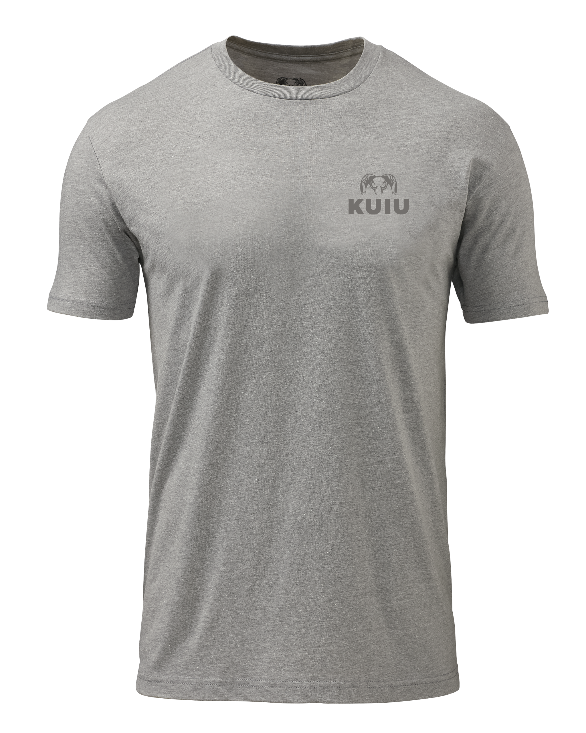 KUIU Island Fade T-Shirt | Heather Grey - Image 2