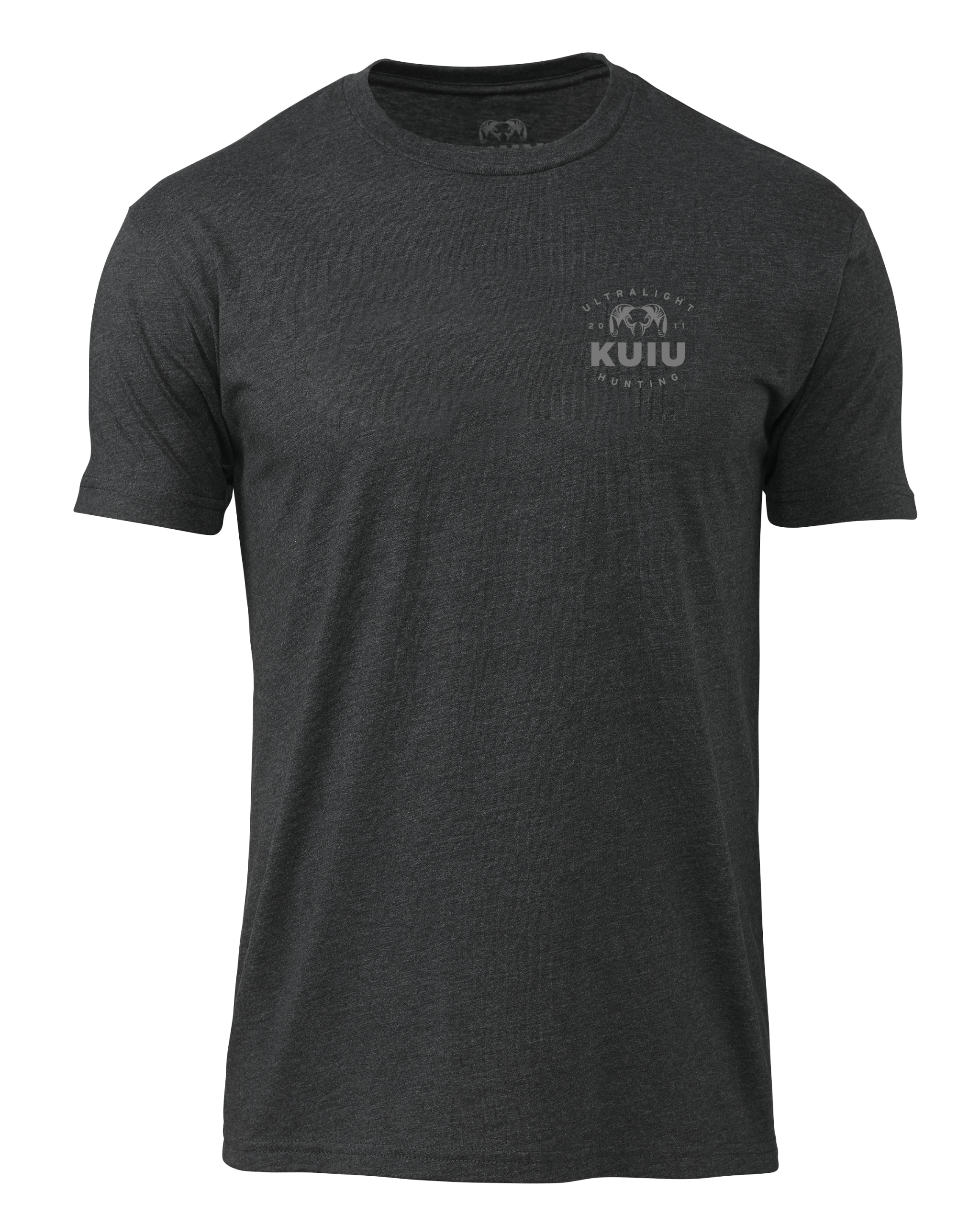 KUIU Ultralight Chest Logo T-Shirt | Charcoal