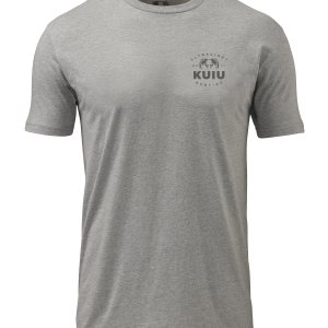KUIU Ultralight Chest Logo T-Shirt | Heather Grey