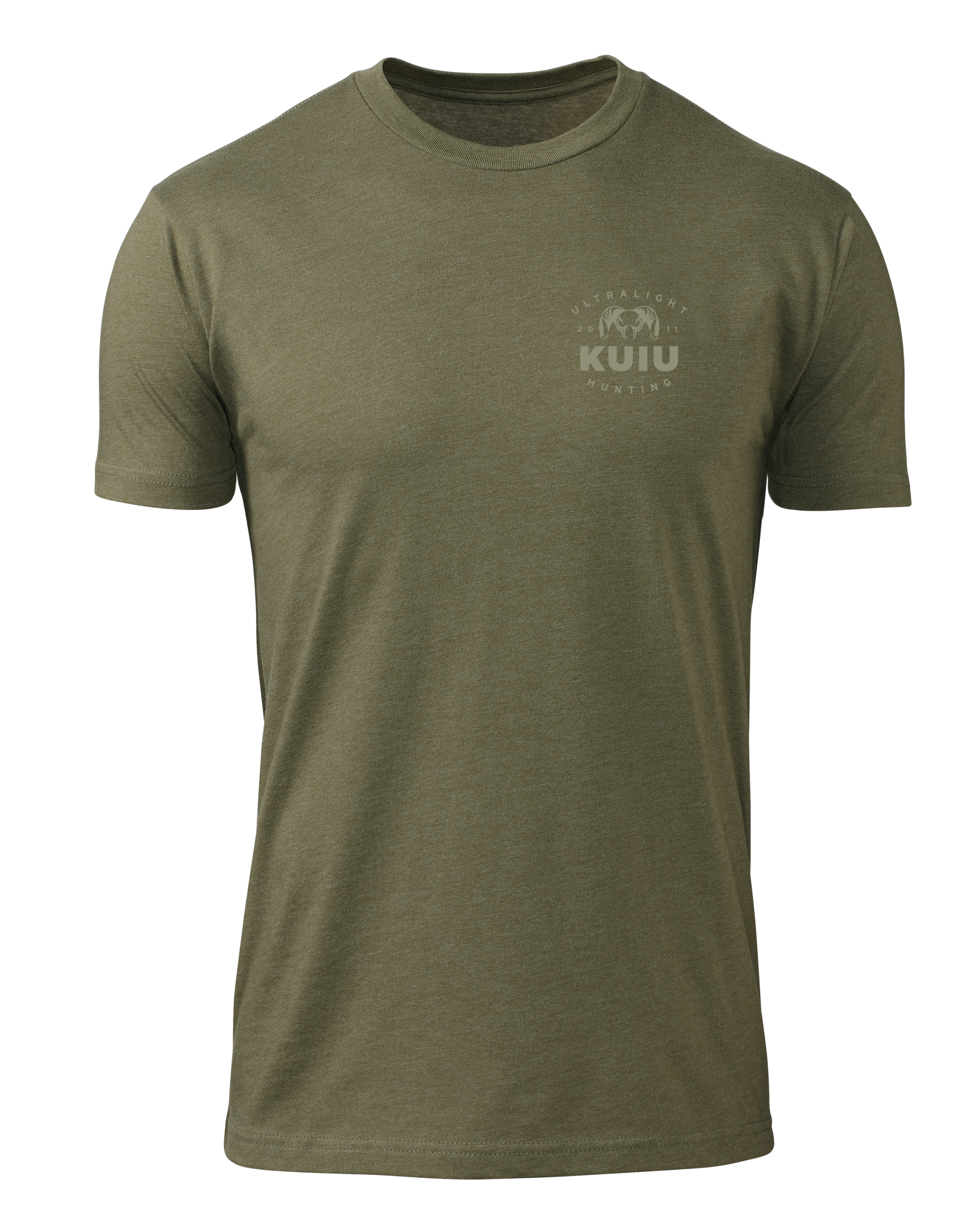 KUIU Ultralight Chest Logo T-Shirt | Military Green