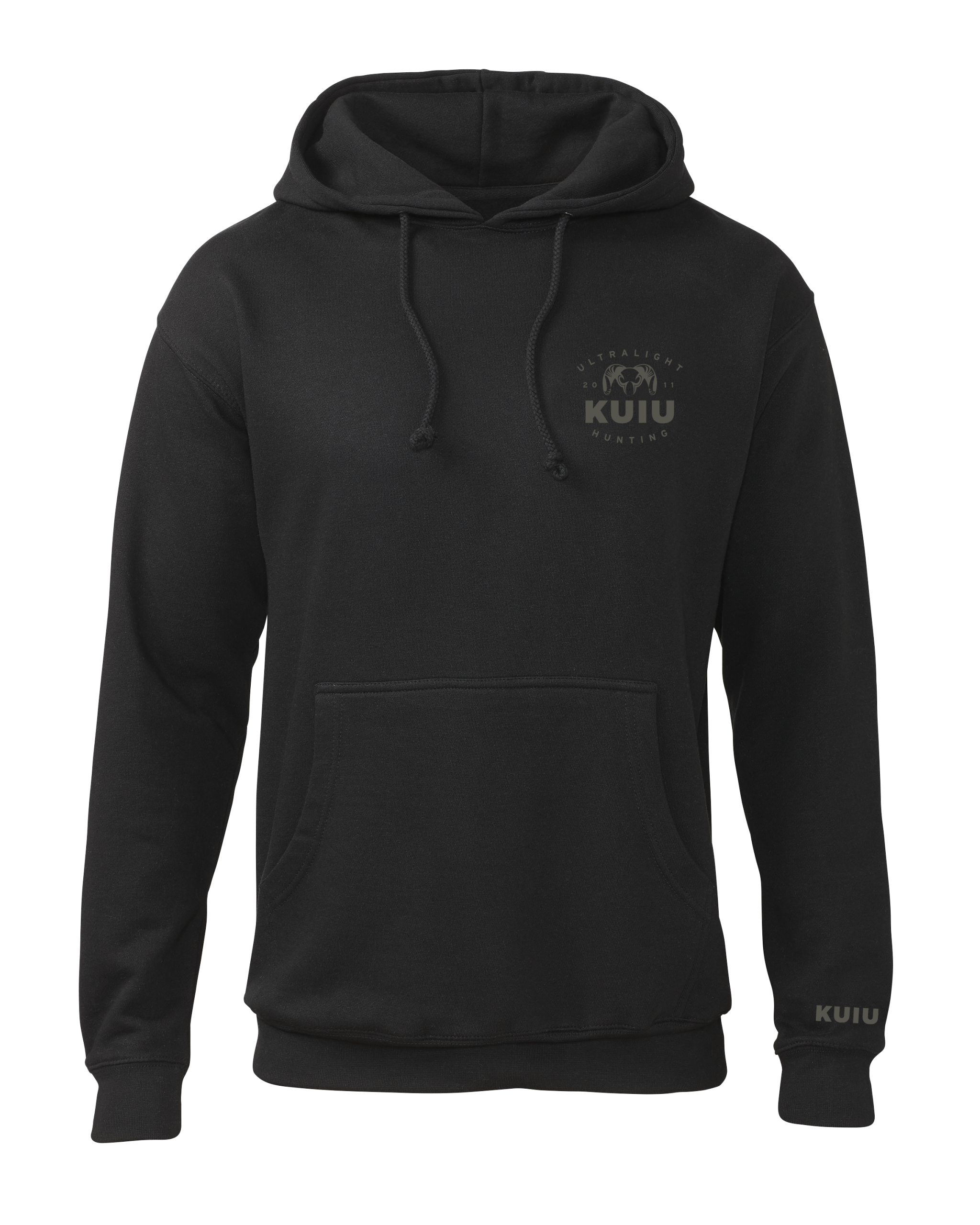 KUIU Ultralight Chest Logo Hoodie | Black